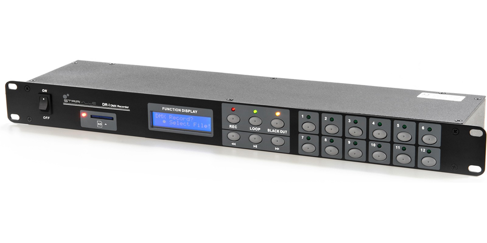 Stairville DR-1 DMX Recorder 19" SD