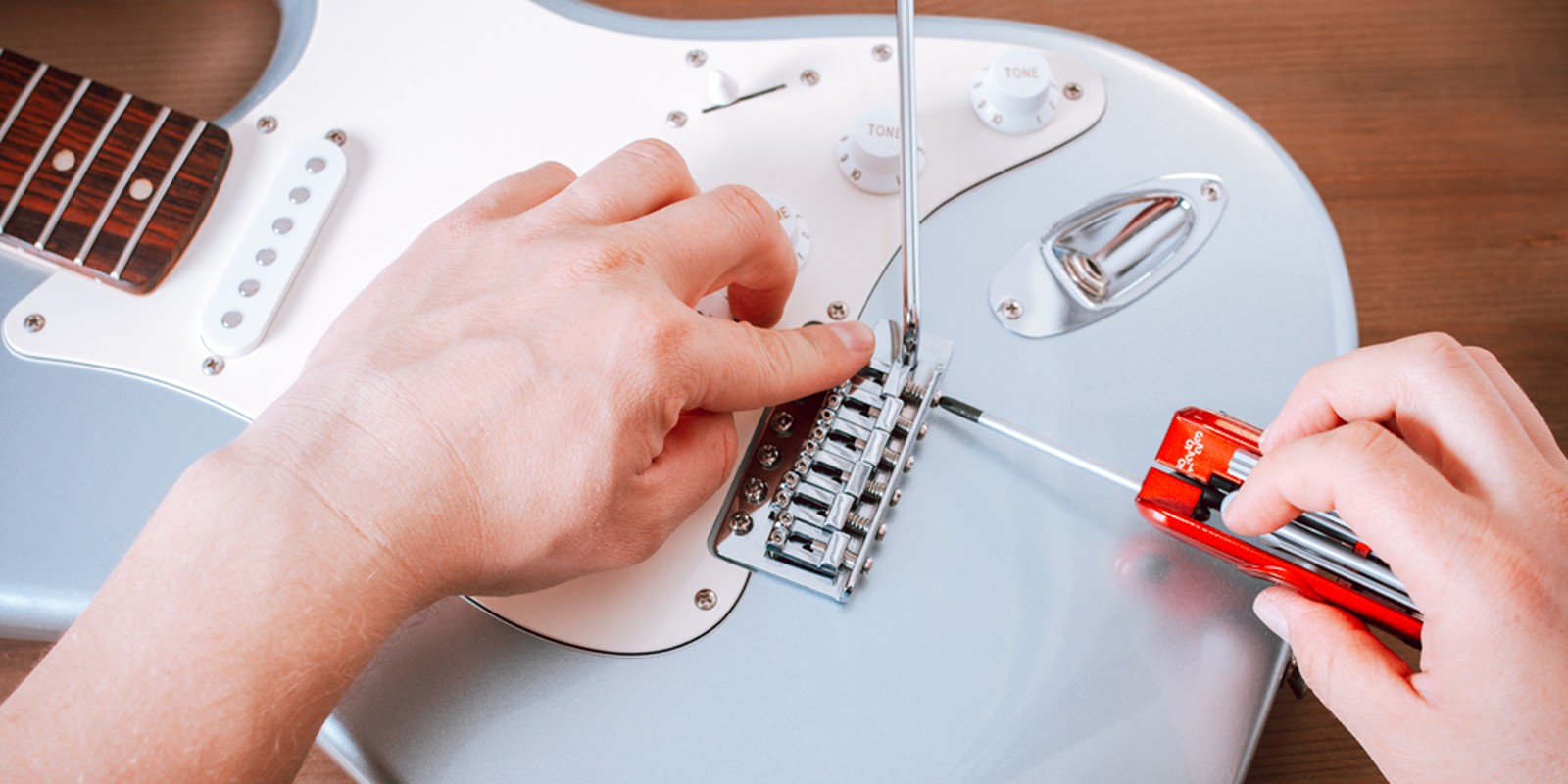 Reparatur einer E-Gitarre