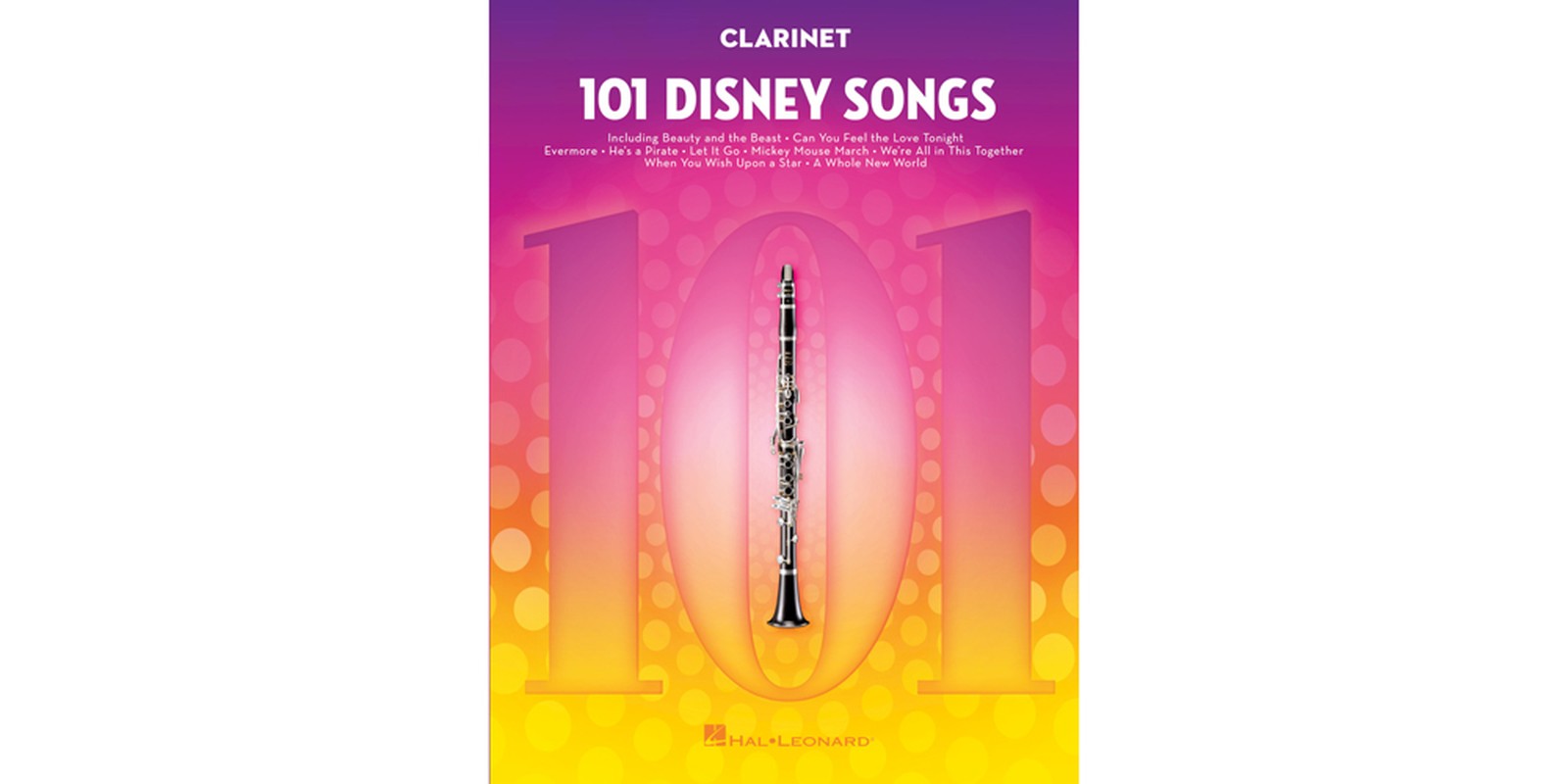 Hal Leonard 101 Disney Songs Clarinet