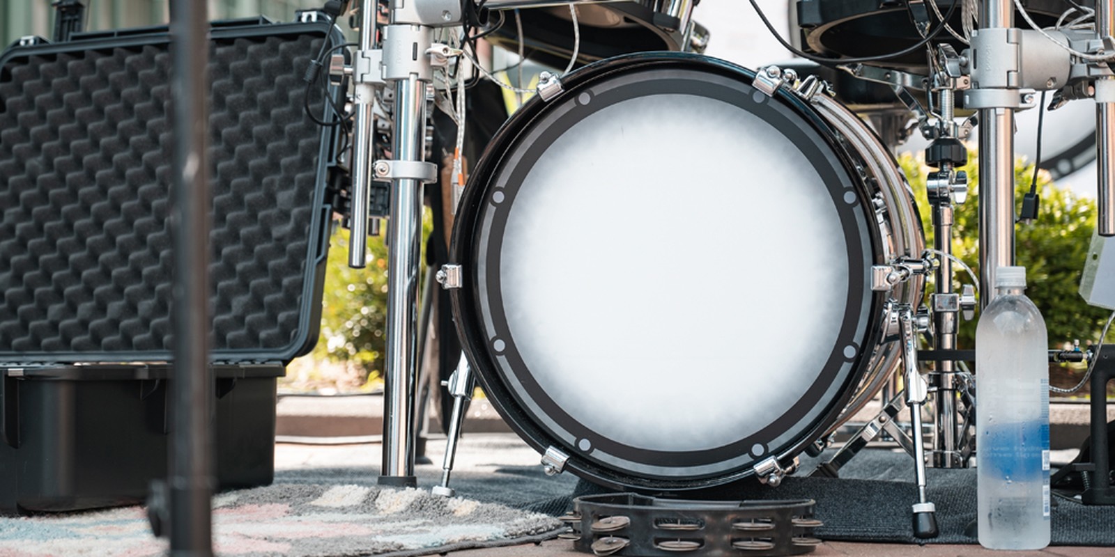 Bassdrumpad mit Holzkessel