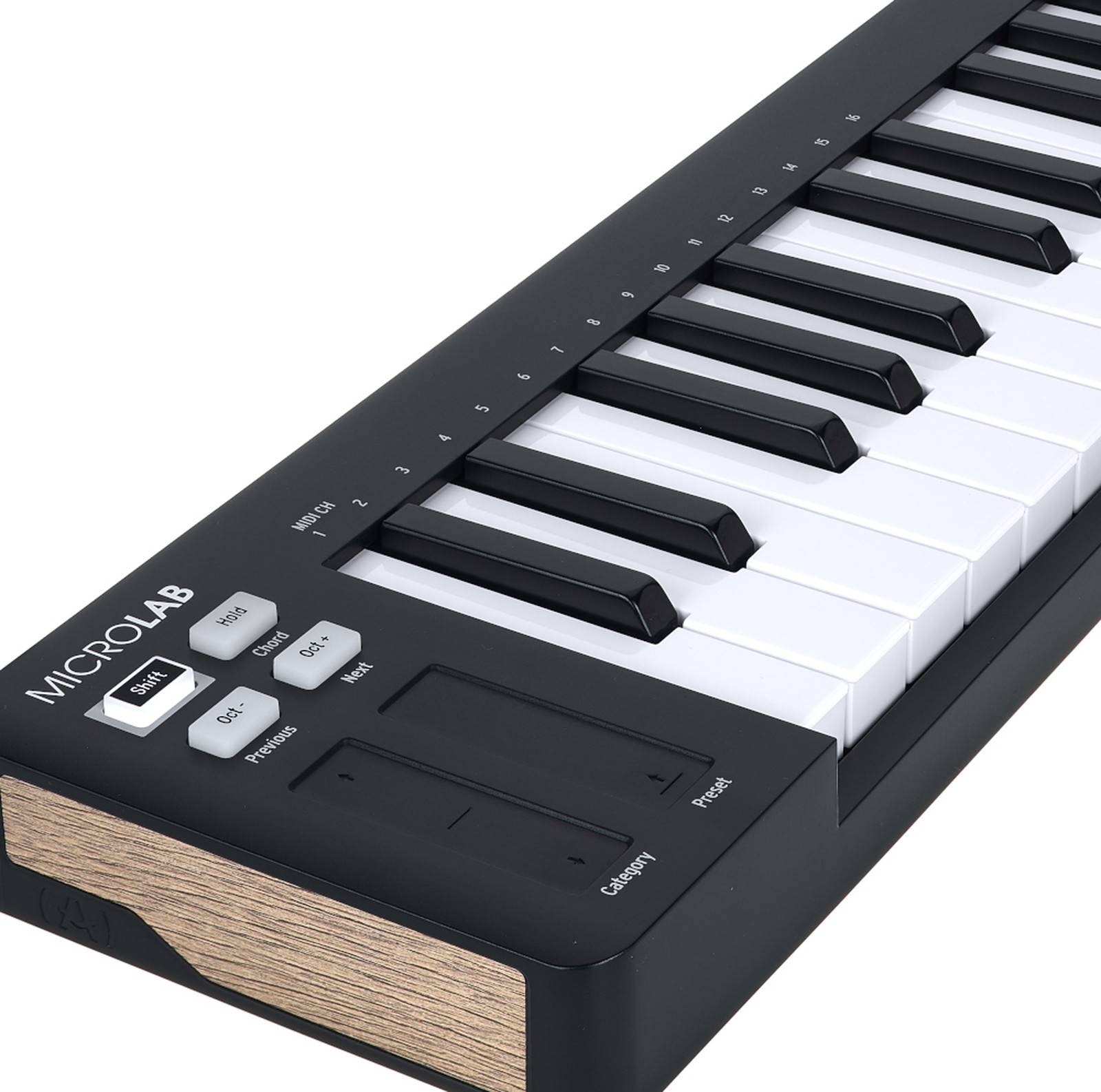 Arturia MicroLab Mk3 Black, USB-C MIDI Controller