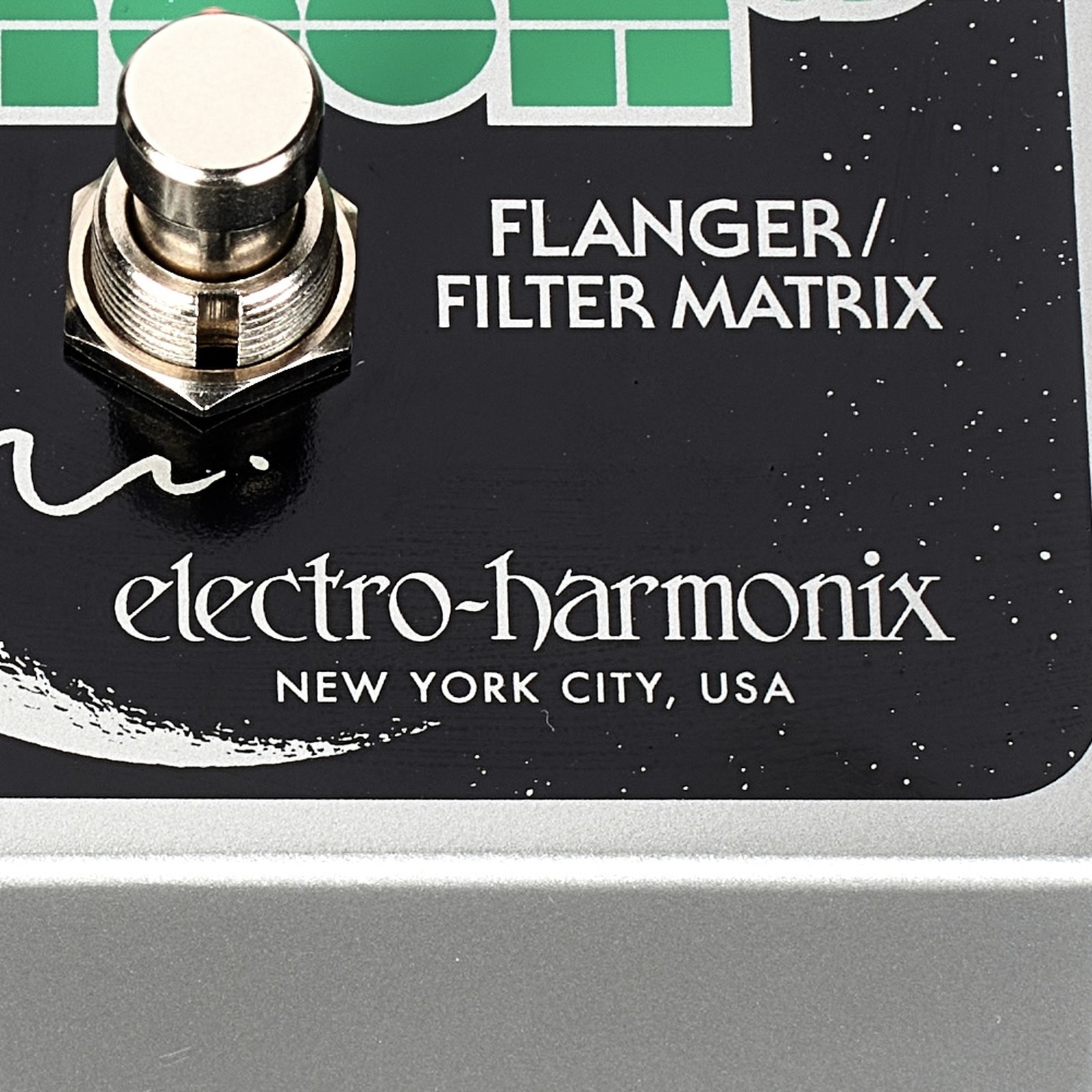 Electro Harmonix Logo auf dem Walking On The Moon Flanger