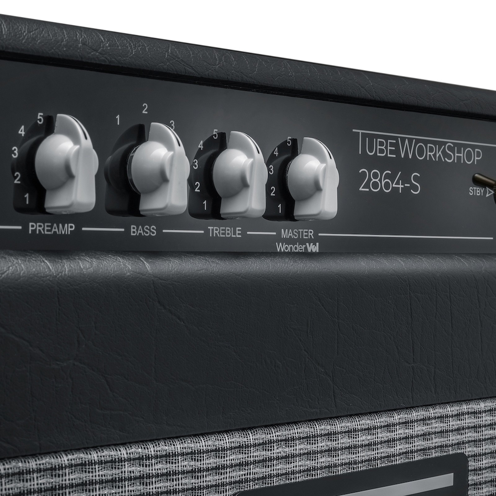 Dials on the TWS 2864-S Combo, all-tube guitar amp