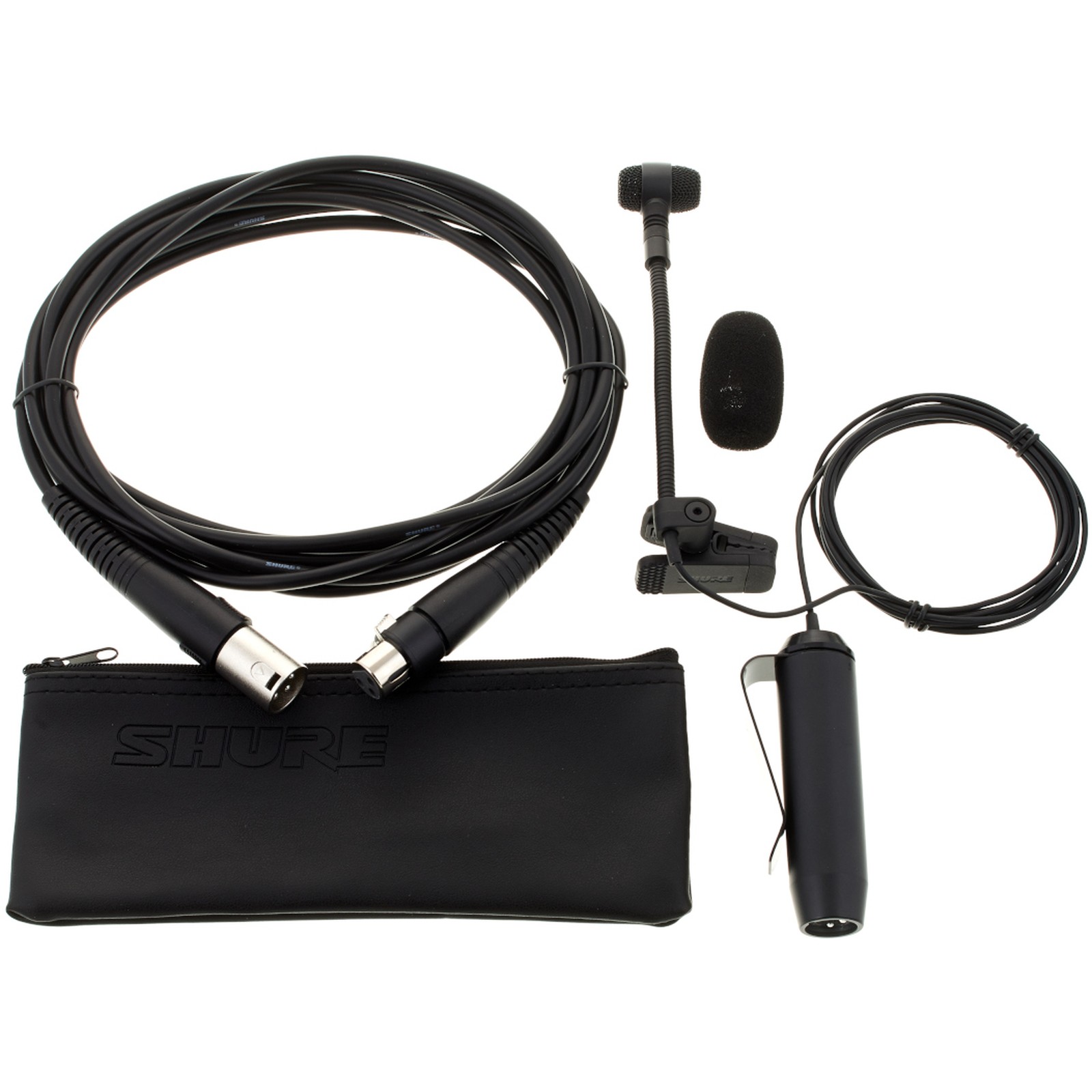 Shure PGA98H-XLR, Kondensator Clip-Mikrofon für Blasinstrumente