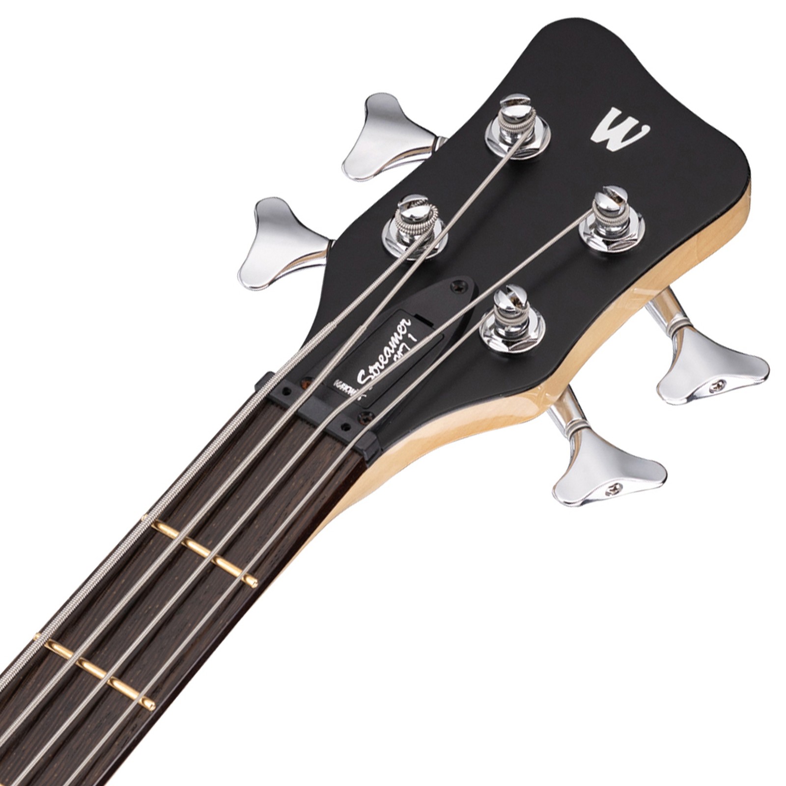Headstock of the Warwick RB Streamer NT 4 NA HP Electric Bass