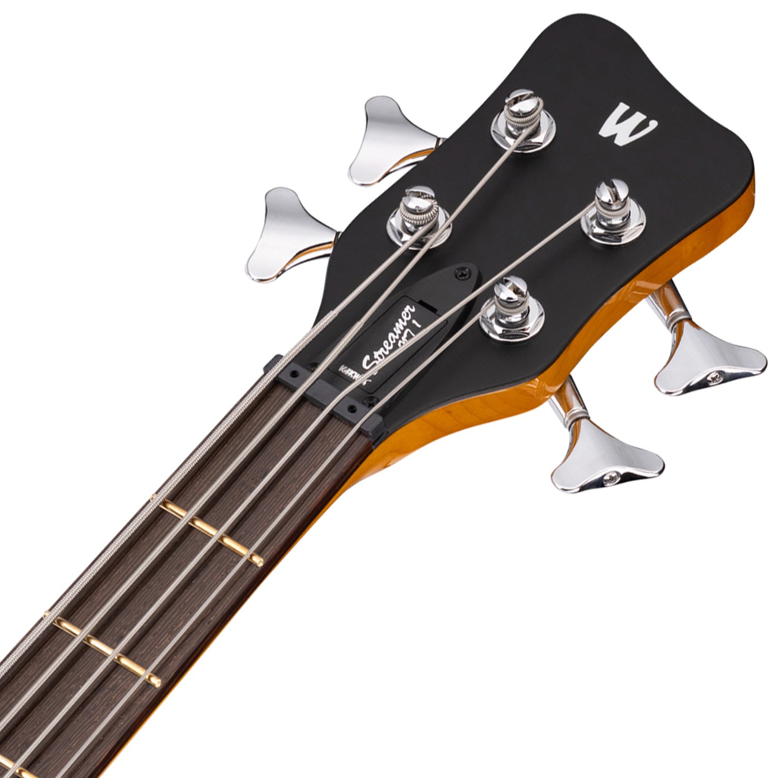 Headstock of the Warwick RB Streamer NT I 4 HVHP Electric Bass