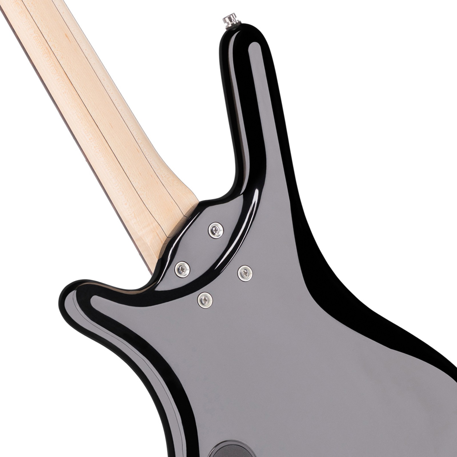 Bolt-on maple neck, Warwick RockBass Corvette Basic 4 Medium Scale Black