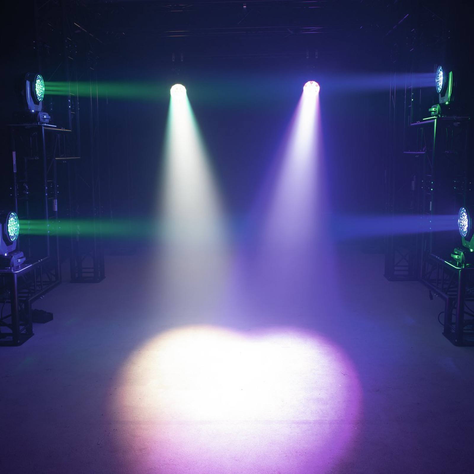 Effets lumineux avec l’Eurolite LED TMH-X4 Zoom Wash