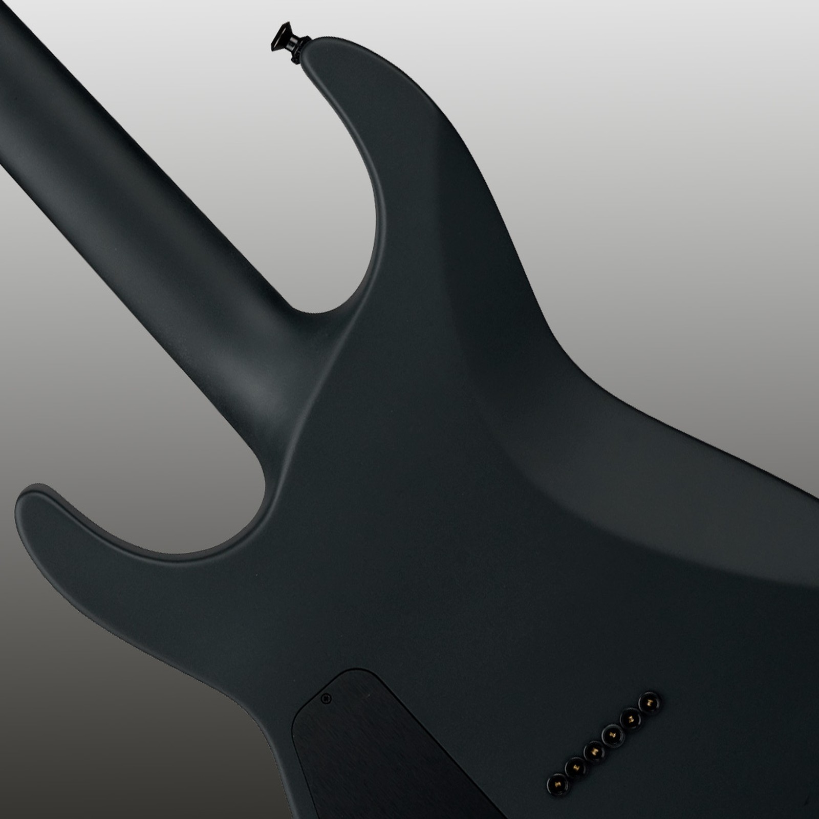 Sanfter Halsübergang der Jackson American SRS Soloist SL2 HT SB von hinten