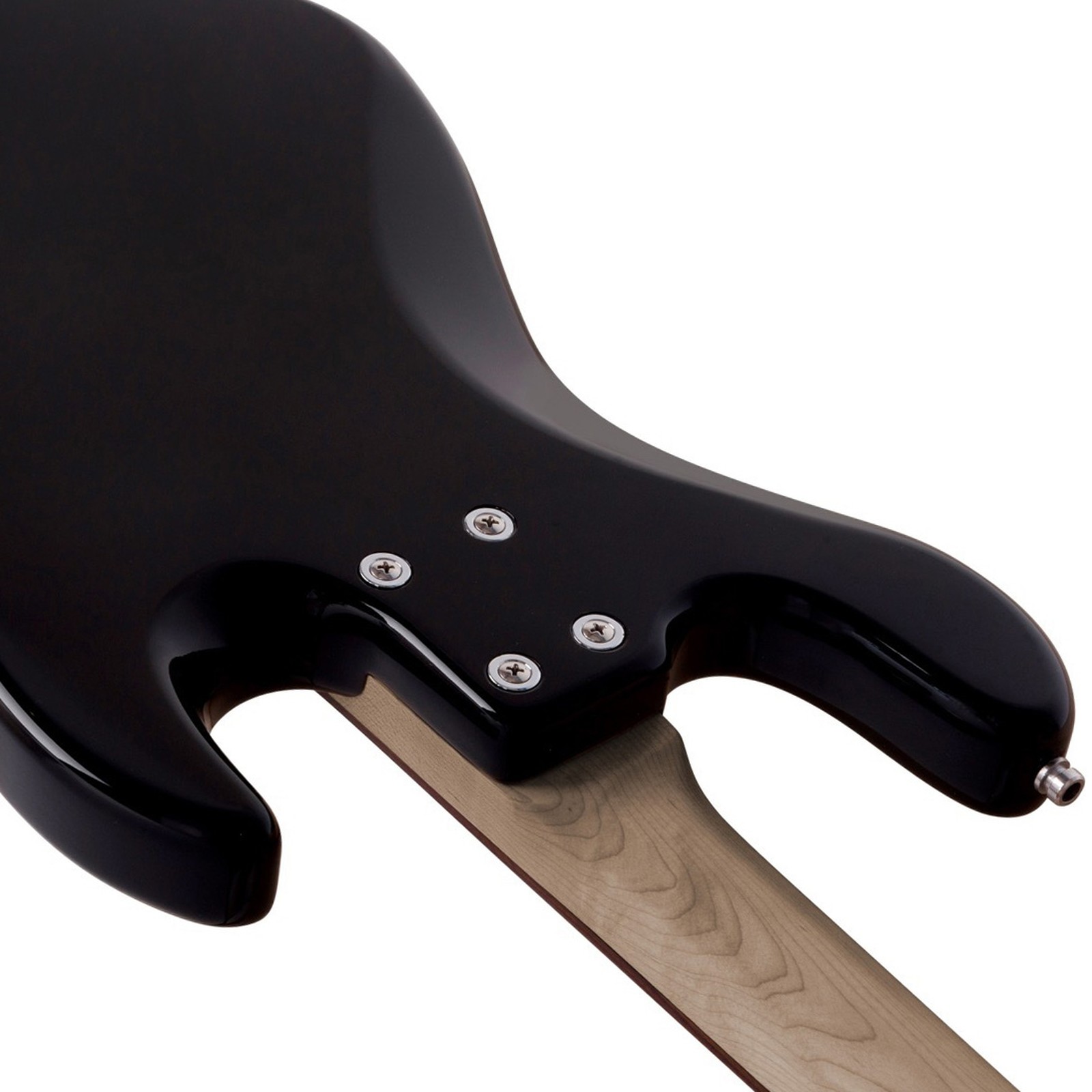 Bolt-on neck, Sadowsky MetroExpress 21 Vintage JJ 4 Fretless Left-Handed Black, fretless bass guitar