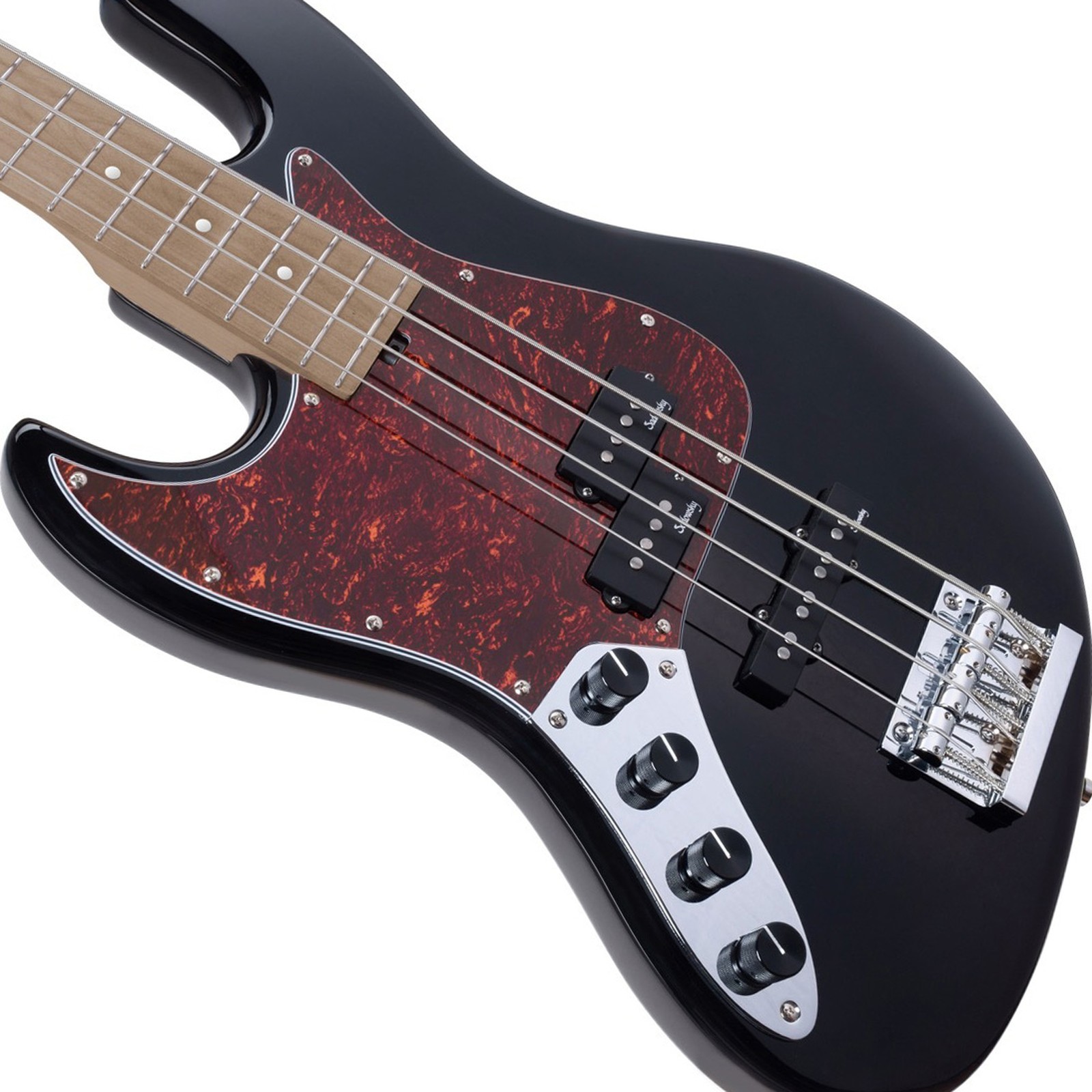 Pickups on the Sadowsky MetroExpress 21 Hybrid PJ 4 Left-handed Black, bass guitar