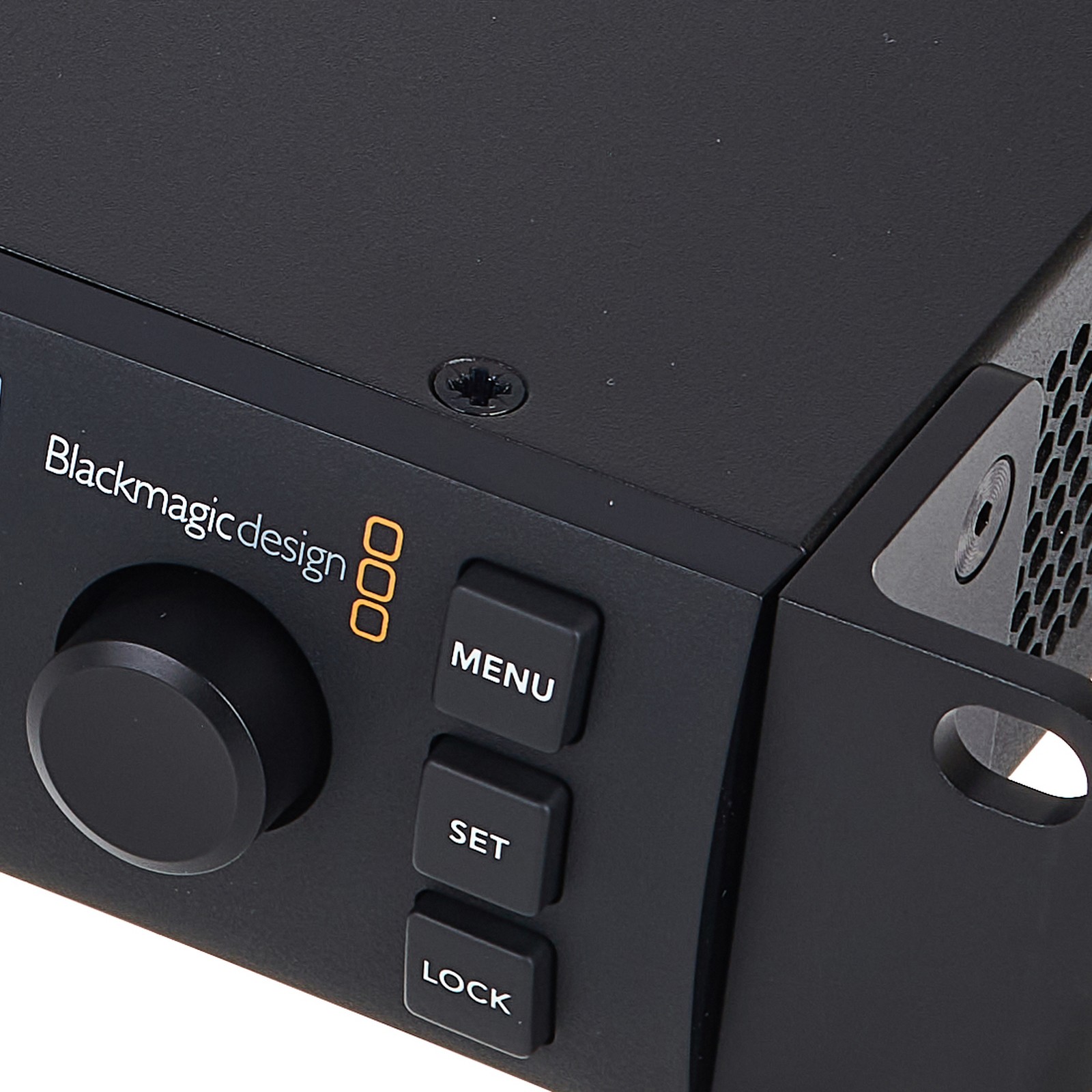 19" Videomixer Blackmagic Design Vorderseite Rackwinkel
