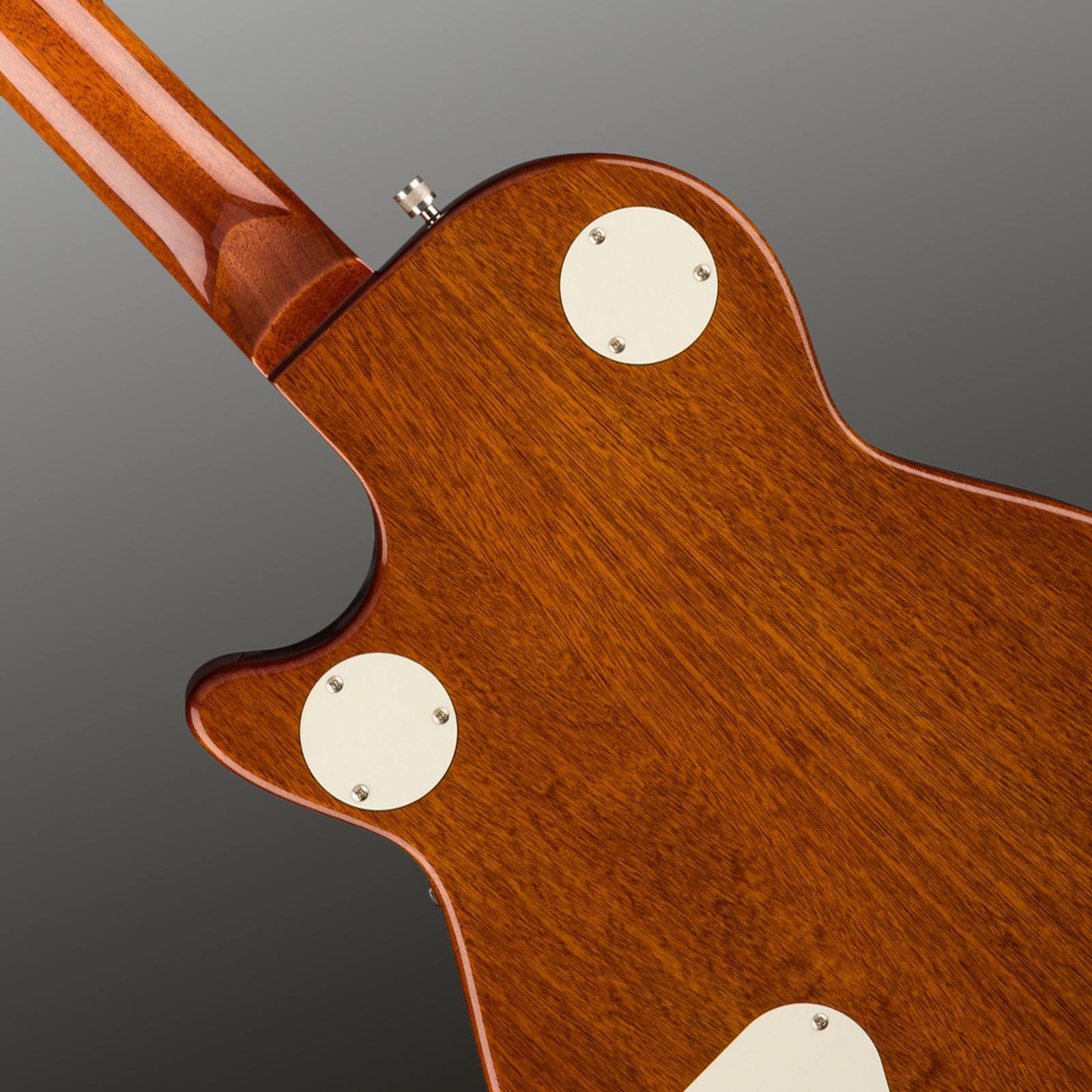 Mahagoni Korpus und Hals auf der Rückseite der Gretsch G5210T-P90 Electromatic Jet AM