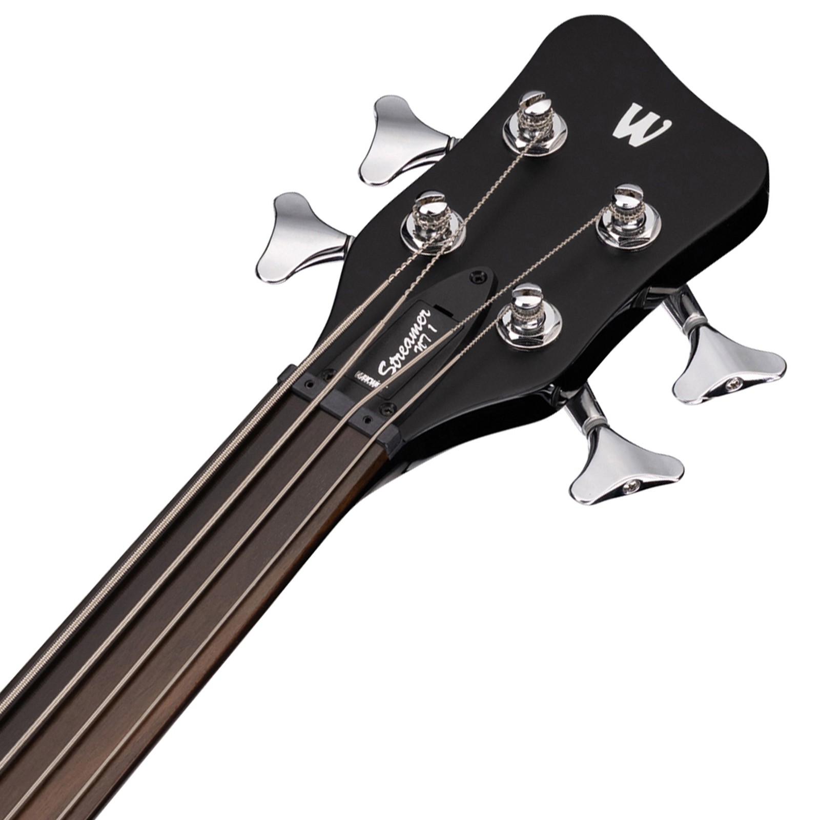 Kopfplatte des Warwick RB Streamer NT 4 FL SB HP
