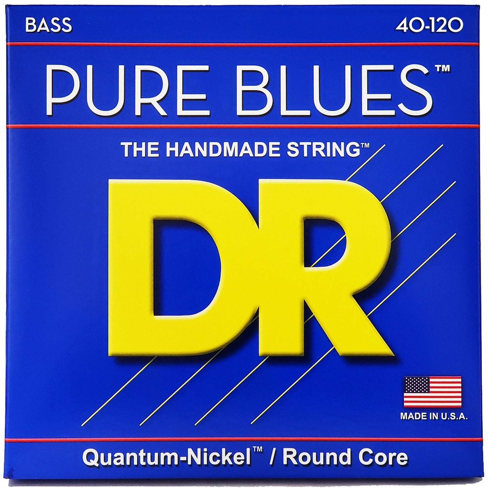 Frontseite der Verpackung der DR Strings Pure Blues PB5-40