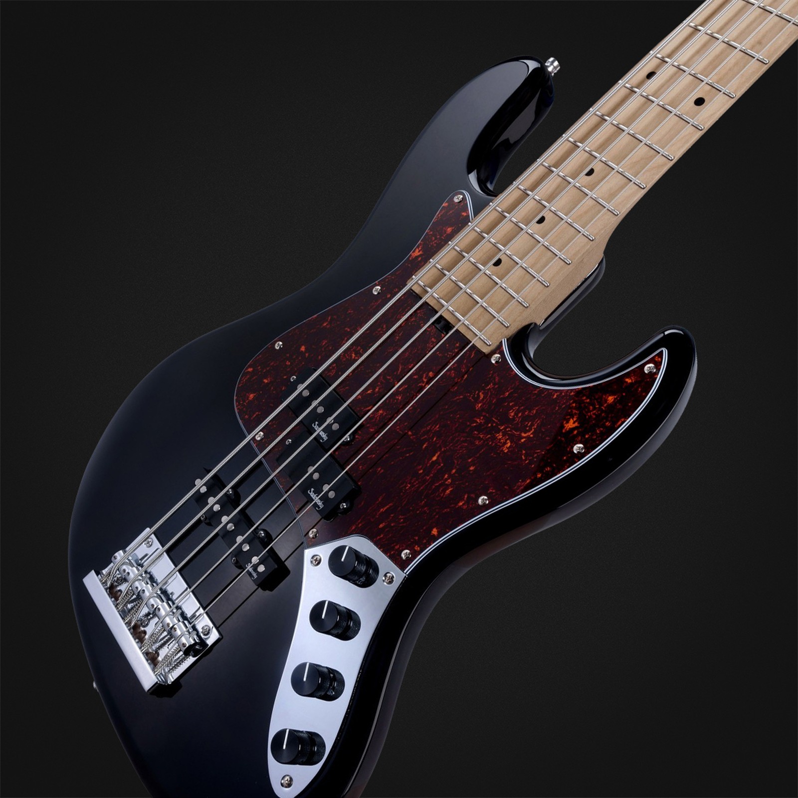 Sadowsky MetroExp21 HybPJ5 RM BK, five-string bass guitar, top