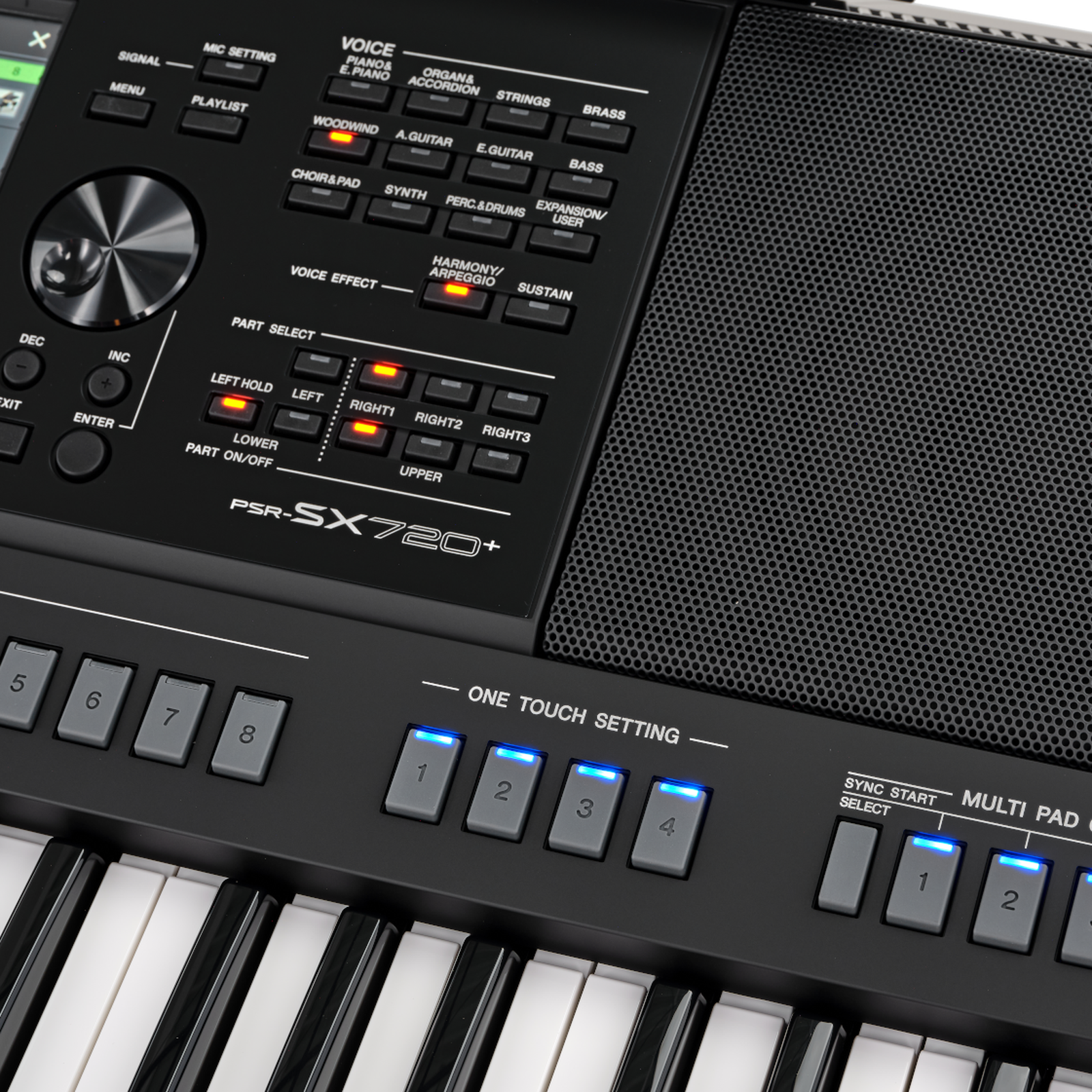 Yamaha PSR-SX720+ Keyboard, Steuerelemente