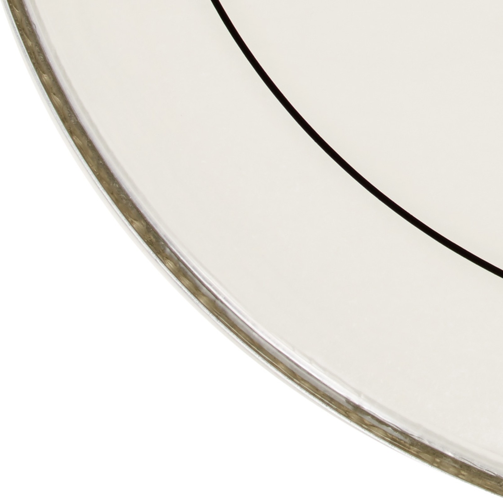 Fellkragen des Remo 26" Pinstripe Bass Drum Fells transparent