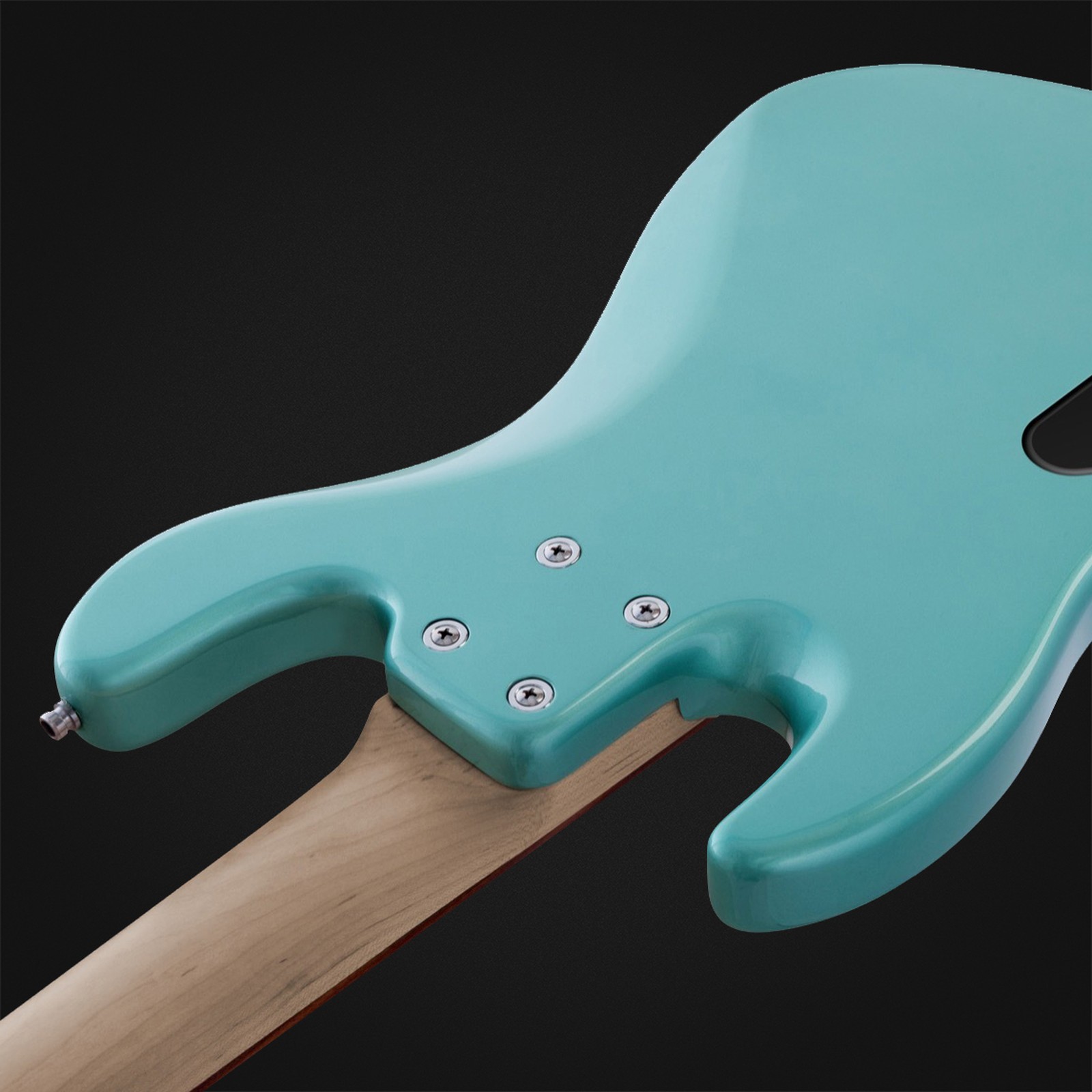 Sadowsky MetroExp 21 HybPJ 5 Morado SGR, five-string bass guitar, rear view