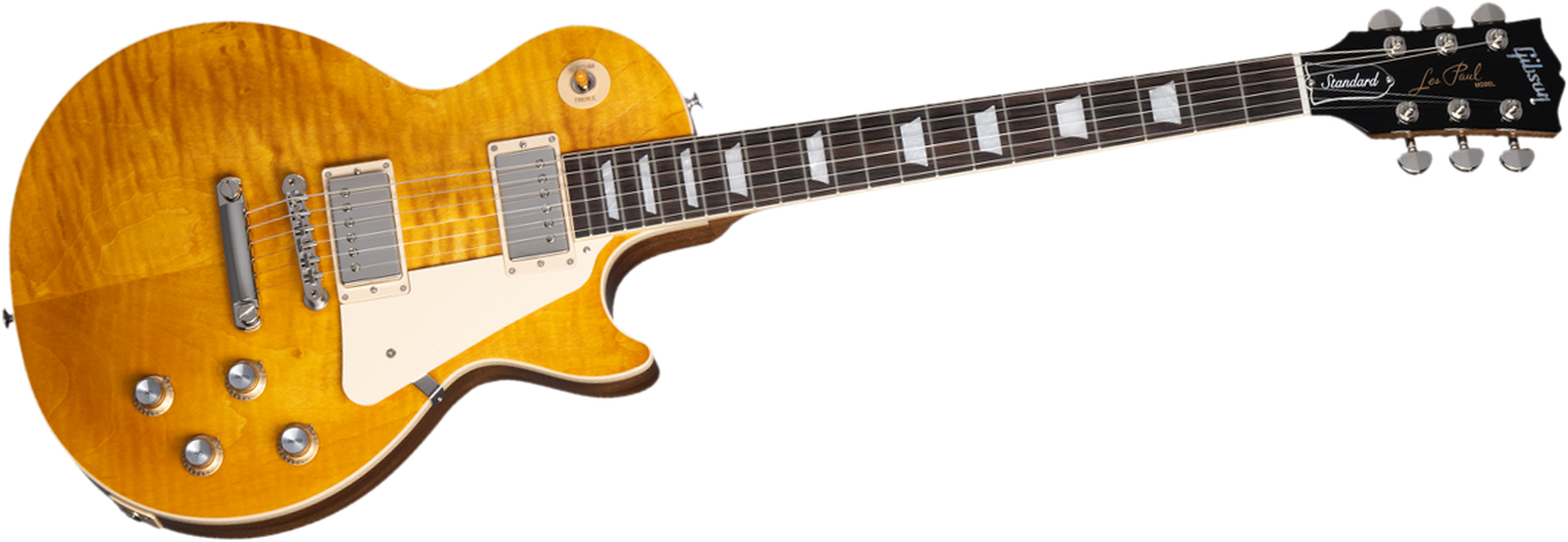 Frontansicht E-Gitarre Gibson Les Paul Standard 60s Honey Amber