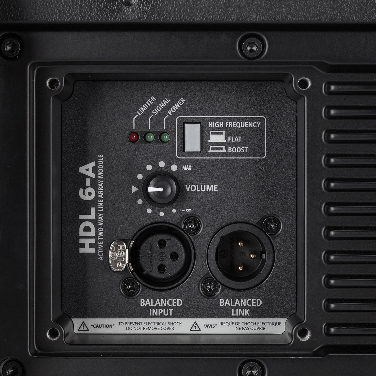 RCF HDL 6-A, detail