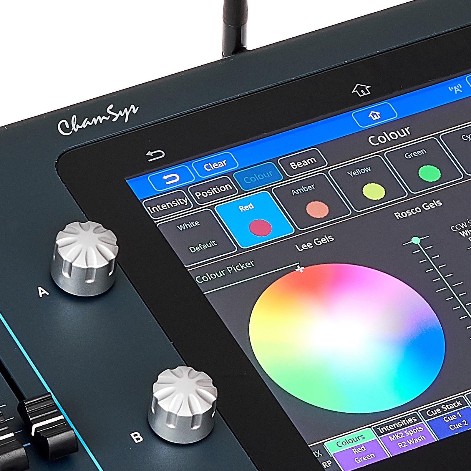 ChamSys QuickQ 20 display