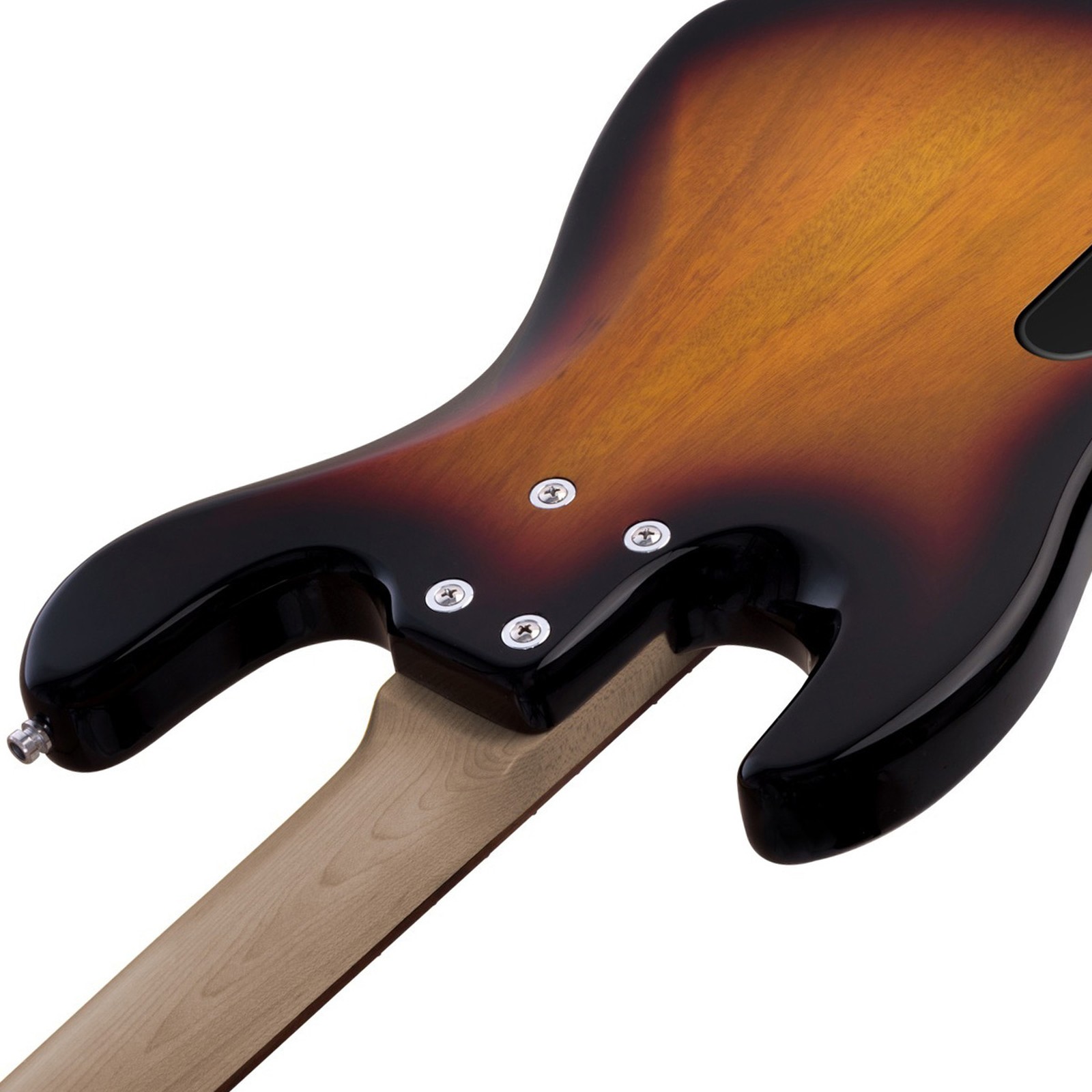 Bolt-on maple neck, Sadowsky MetroExpress 21 Vintage JJ 4 Fretless Tobacco Sunburst, fretless bass guitar