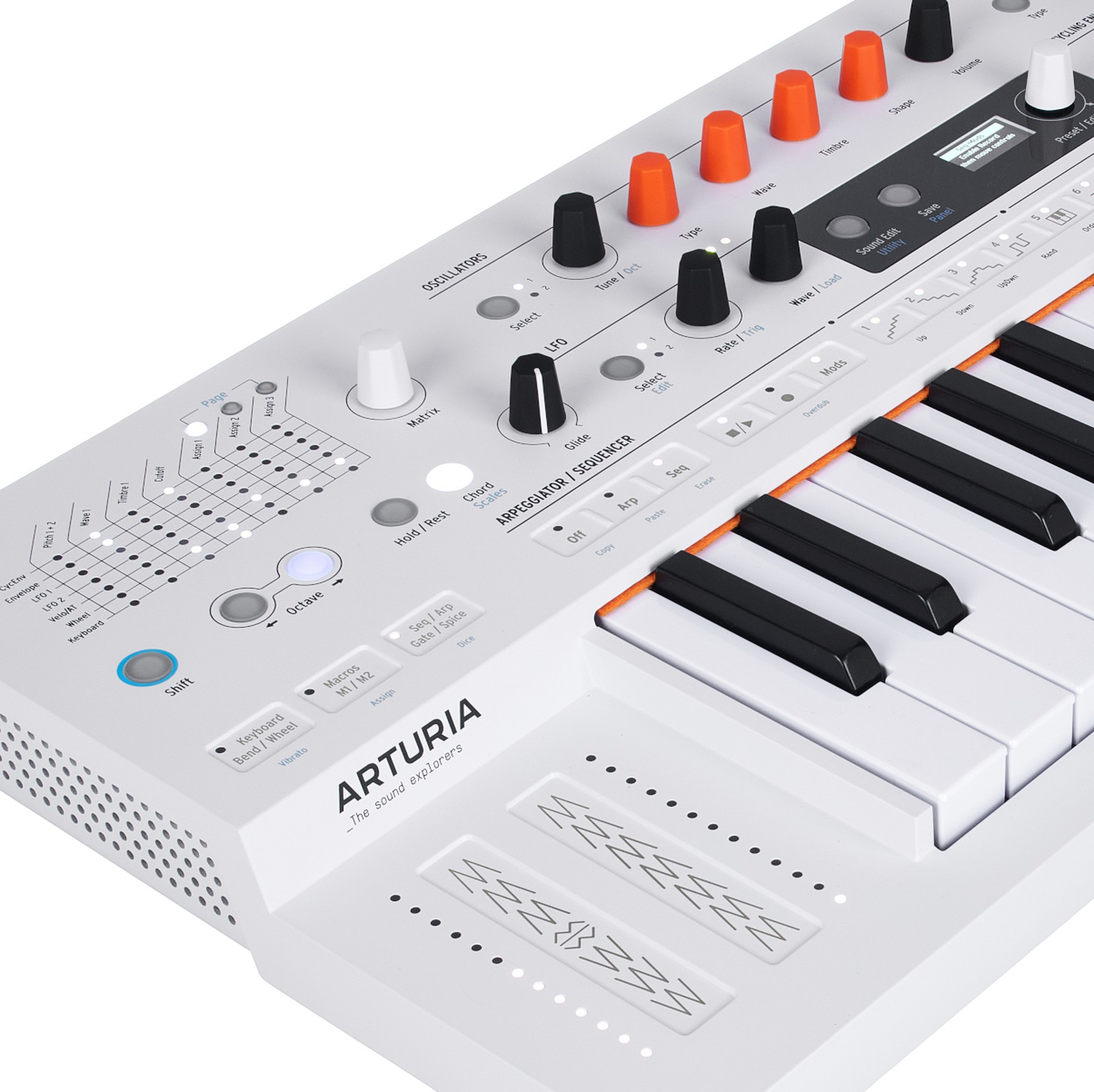 Arturia MiniFreak Vocoder, Touch-Strips