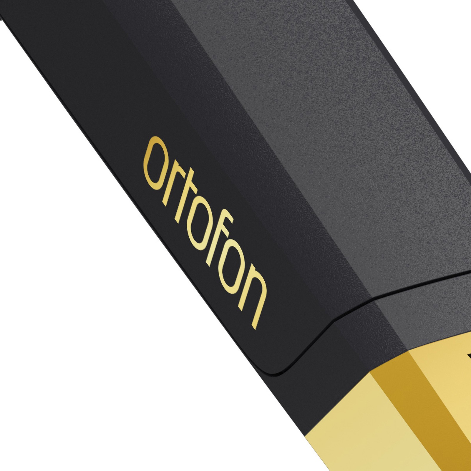Manufacturer's logo on the Ortofon Concorde MKII Elite, high-end DJ turntable pickup