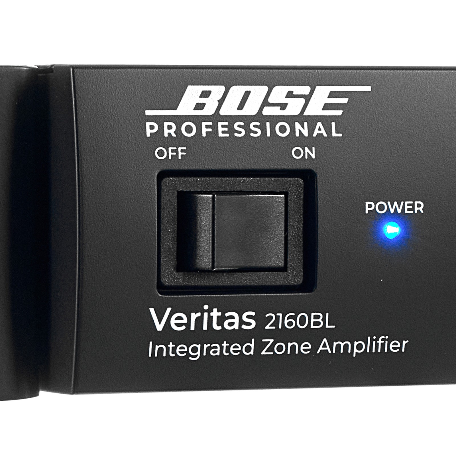 Panneau avant de l'amplificateur de puissance Bluetooth Bose Professional Veritas 2160BL