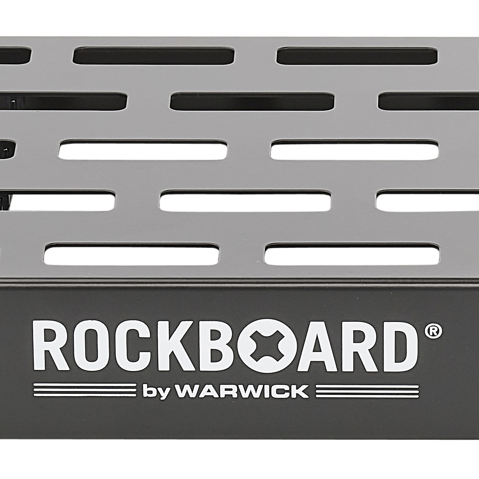 Manufacturer logo on the RockBoard TRES 3.3 pedalboard