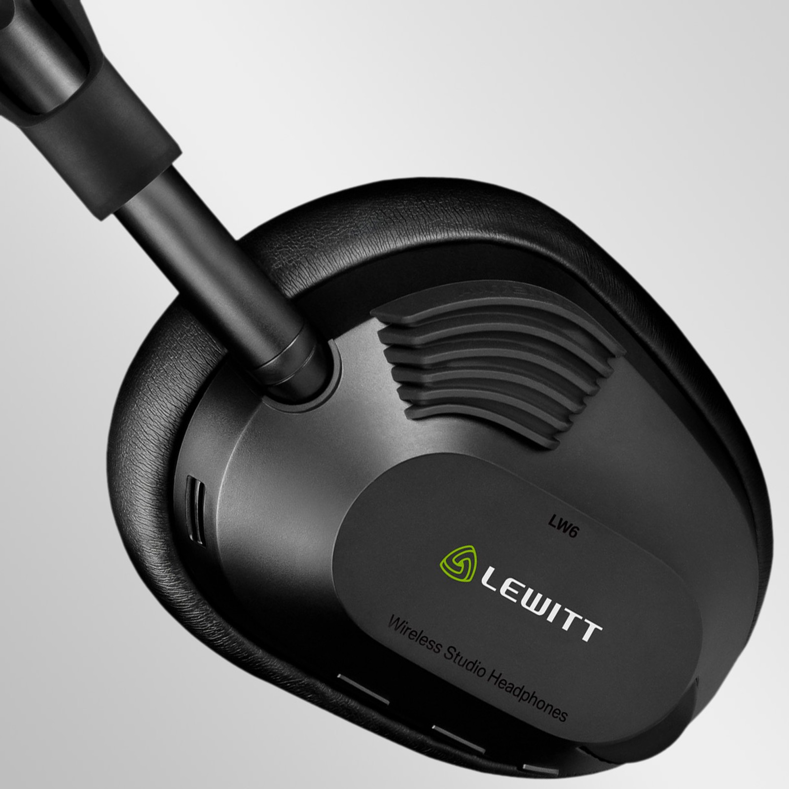 Ear cup on the Lewitt LW6 headphones