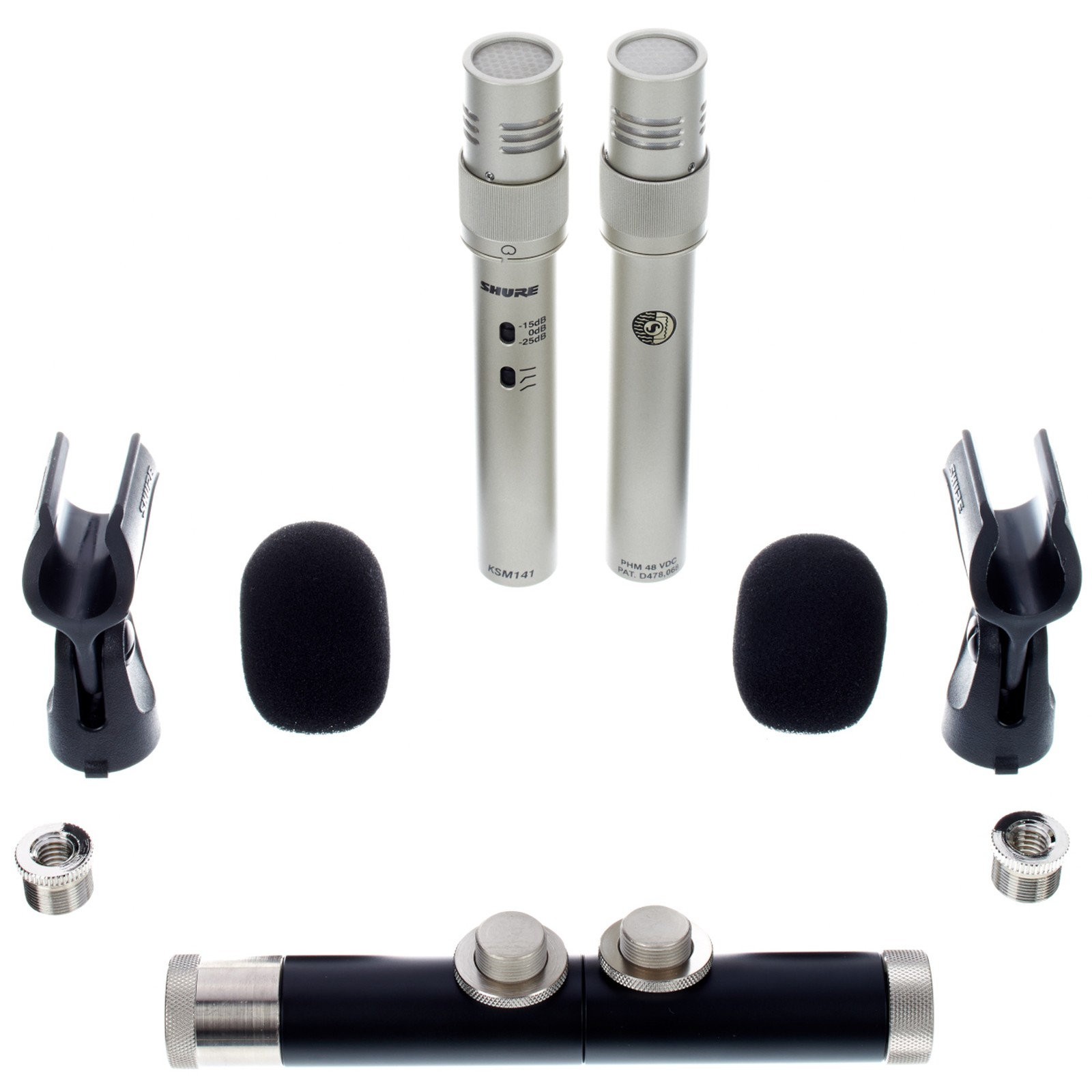 Shure KSM 141 SL, Kleinmembran-Kondensatormikrofon mit schaltbarer Richtcharakteristik
