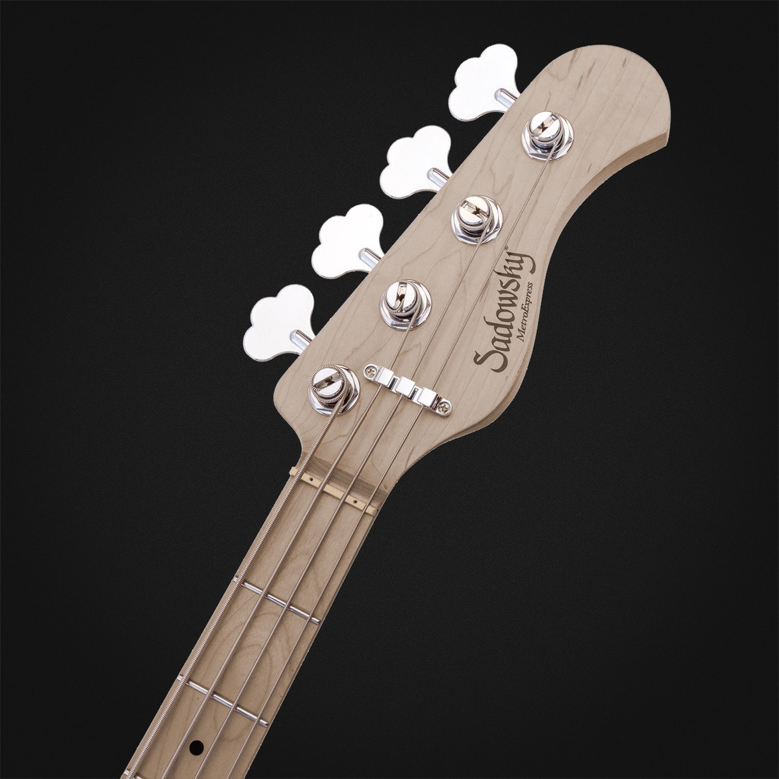 Sadowsky MetroExpress 21 Vintage JJ4 RM OWH, electric bass guitar, headstock