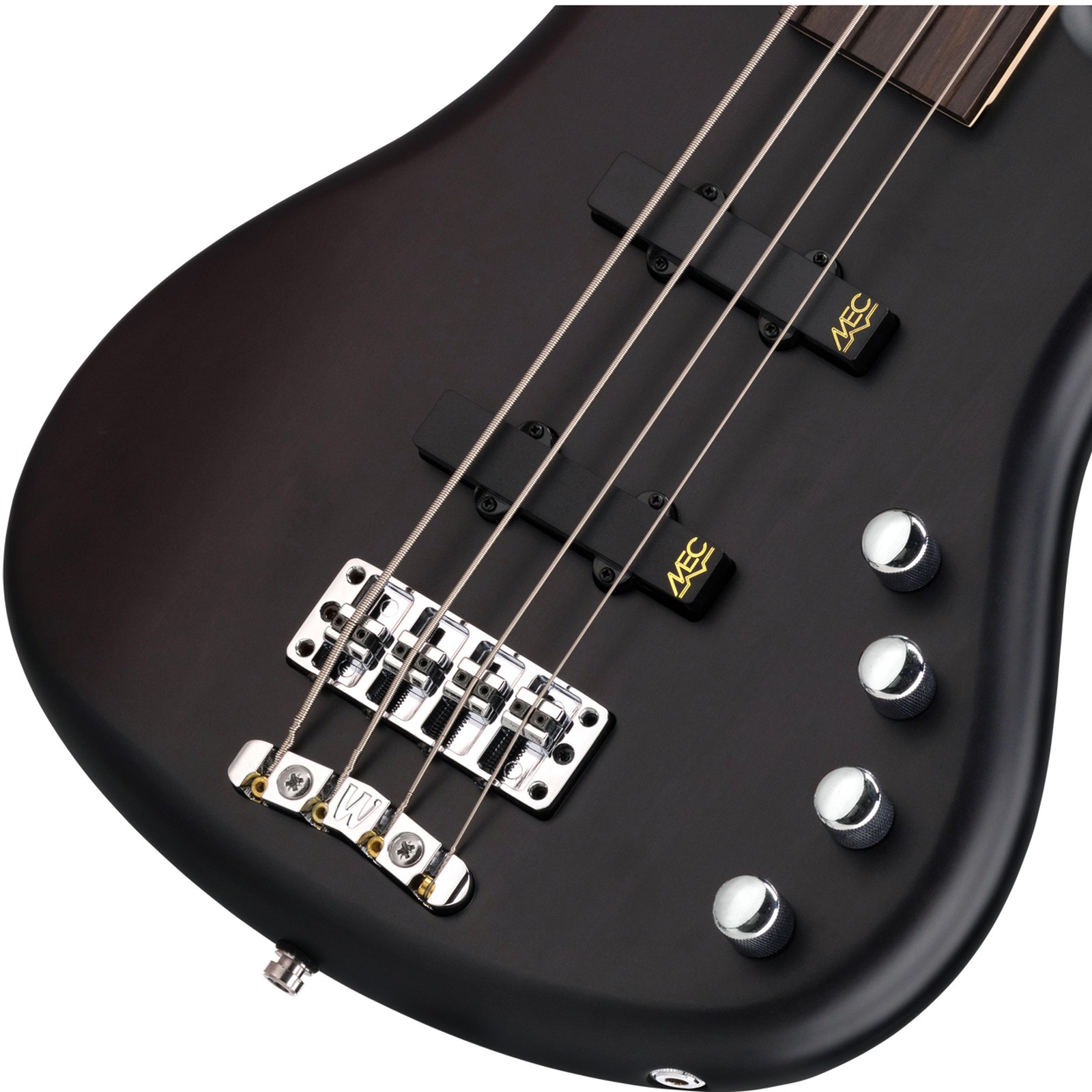 Warwick RB Corvette B 4 FL, fretless bass guitar, top