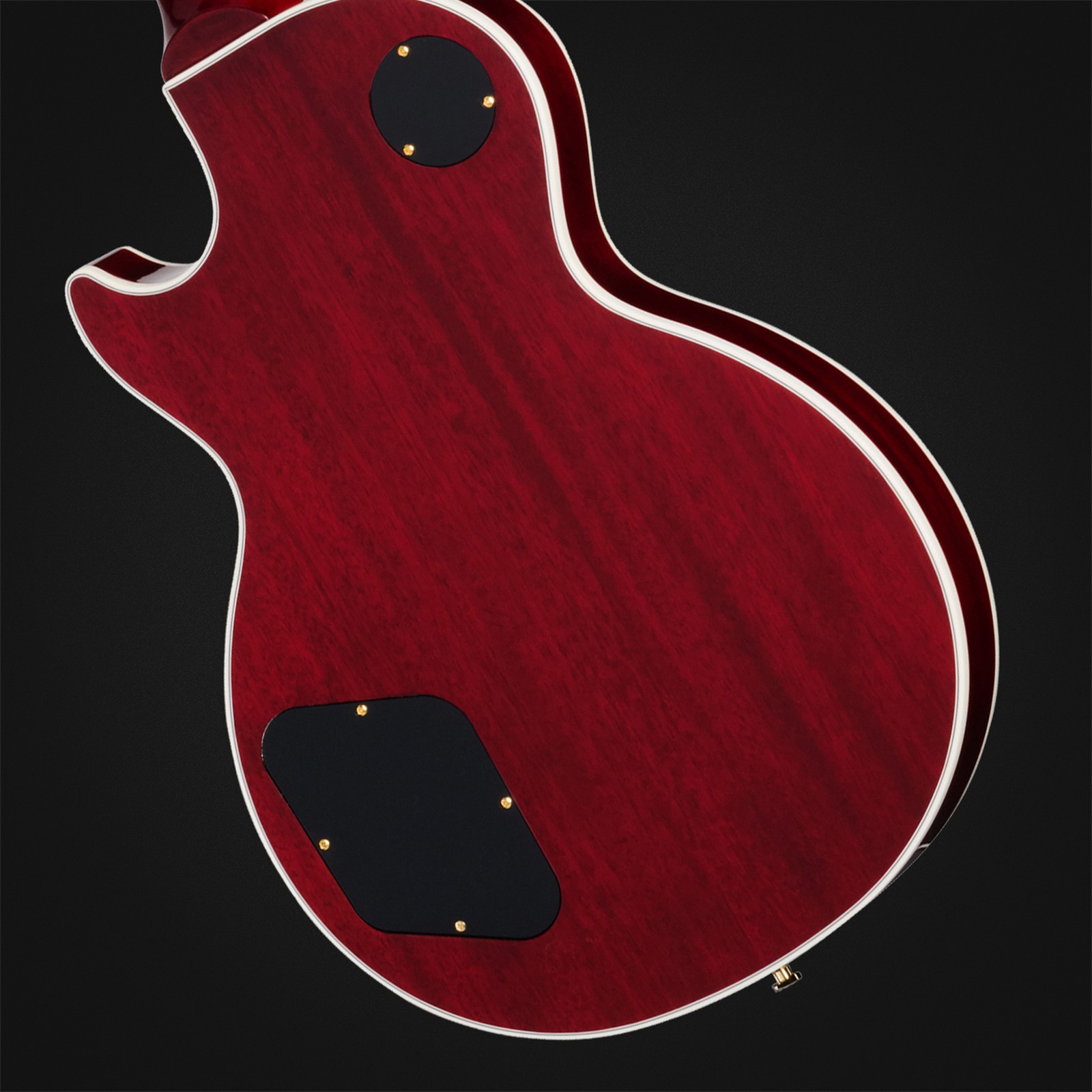 Rückseite der Gibson Les Paul Custom 70s Wine Red