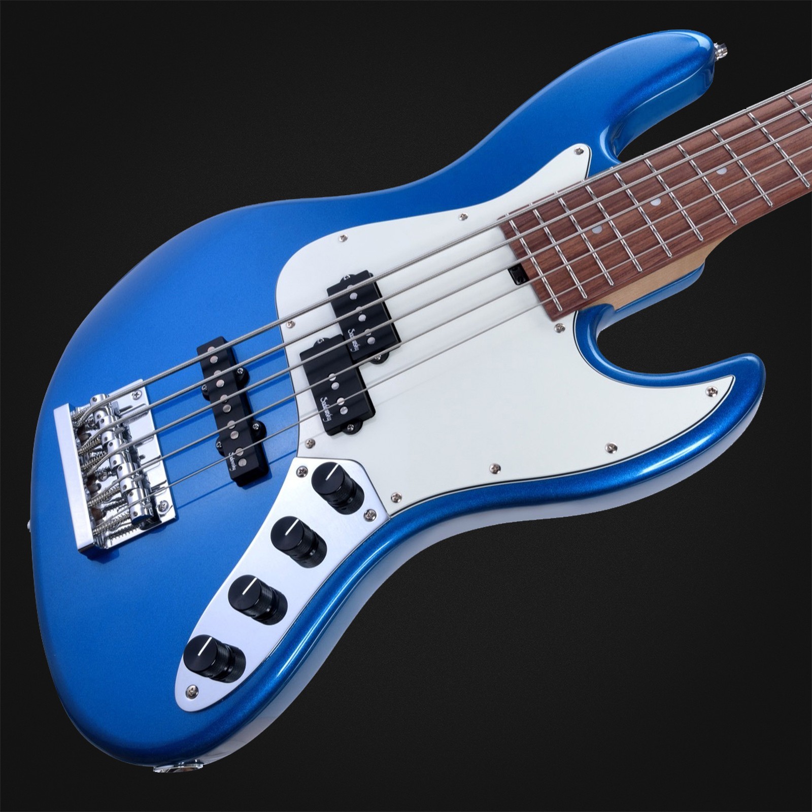 Sadowsky MetroExp 21 HybPJ 5 Morado OBL, five-string bass guitar, top