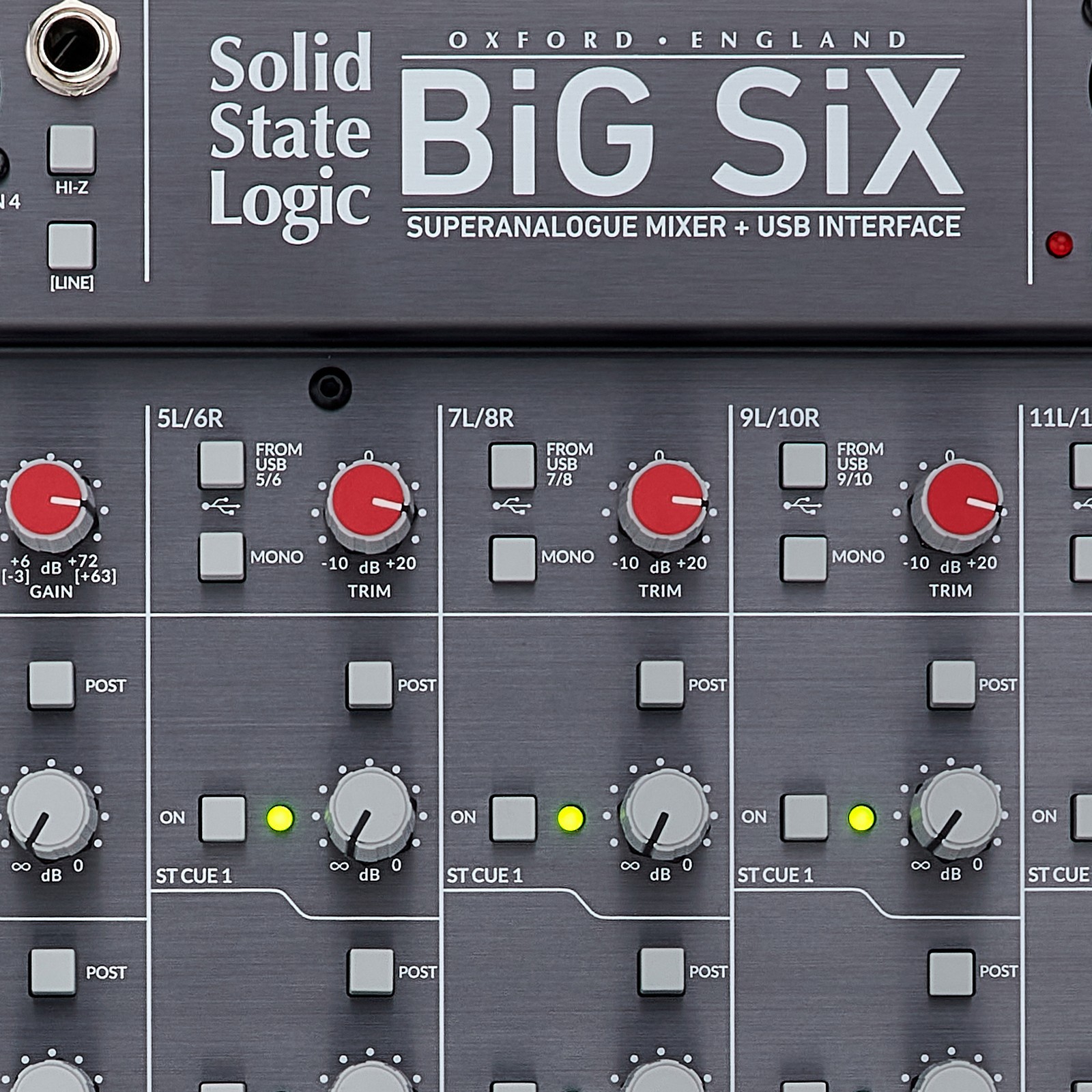 Twelve-channel analogue studio mixer from SSL