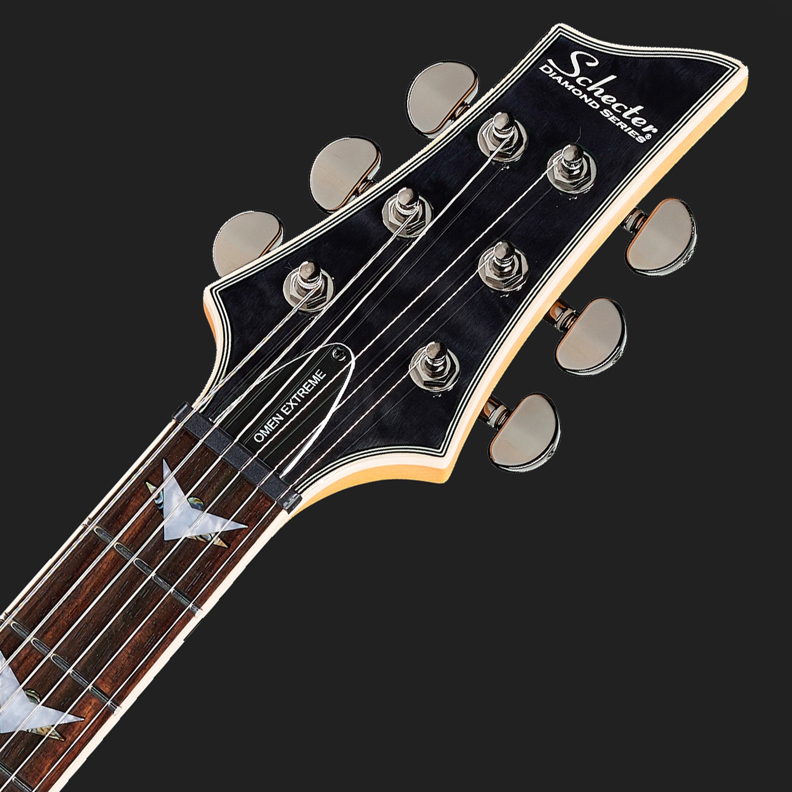Schecter Omen Extreme 6 E-Gitarre Kopfplatte