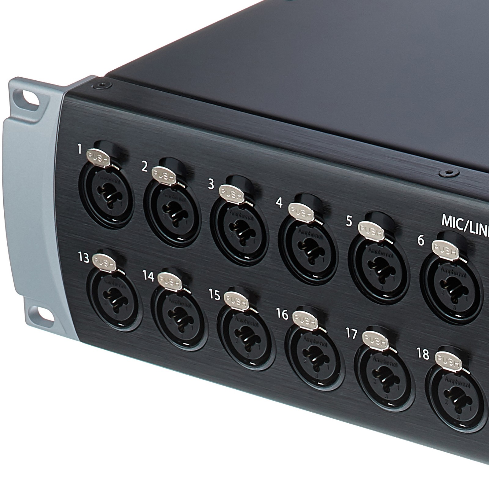 Inputs am Presonus StudioLive Series III 24R 24-Kanal Digital-Rackmixer mit integriertem Audiointerface