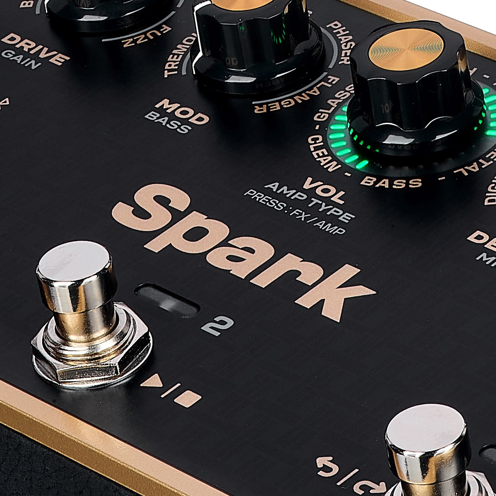 Fußtaster des Positive Grid Spark Pedal 