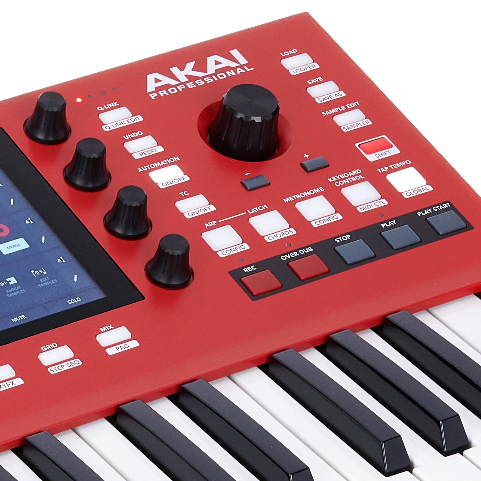 Bedienelemente des AKAI Professional MPC Key 37