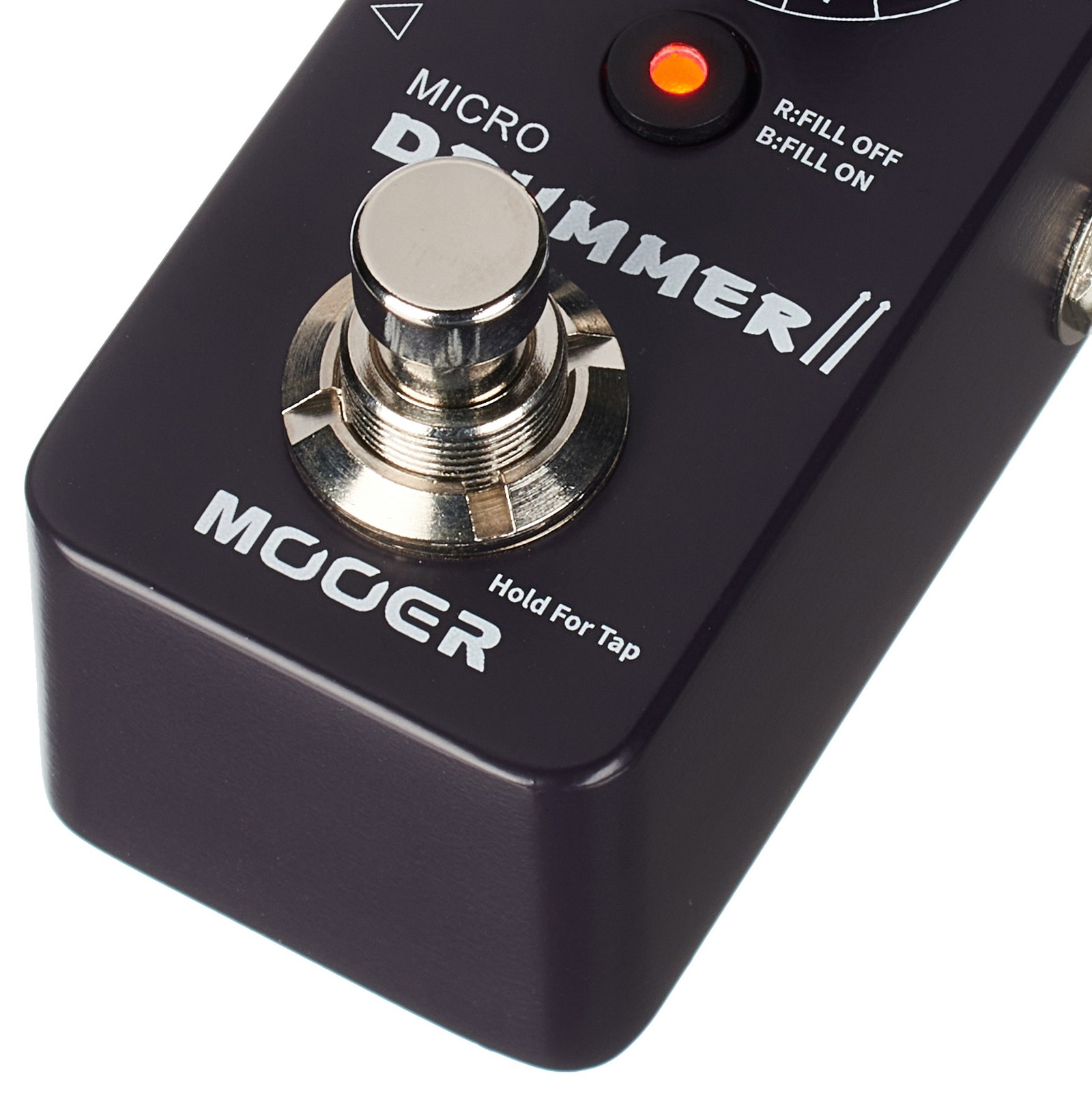 Footswitch on the Mooer Micro Drummer II