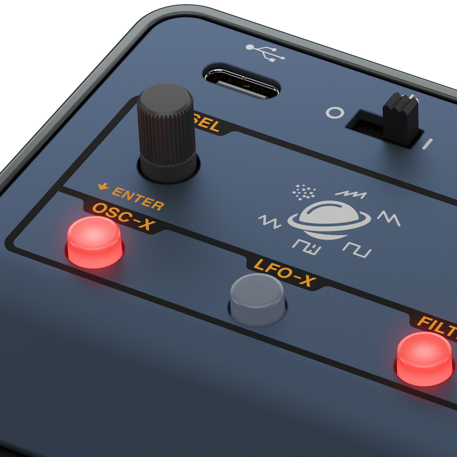 Bedienelemente des Behringer JT-4000M Micro