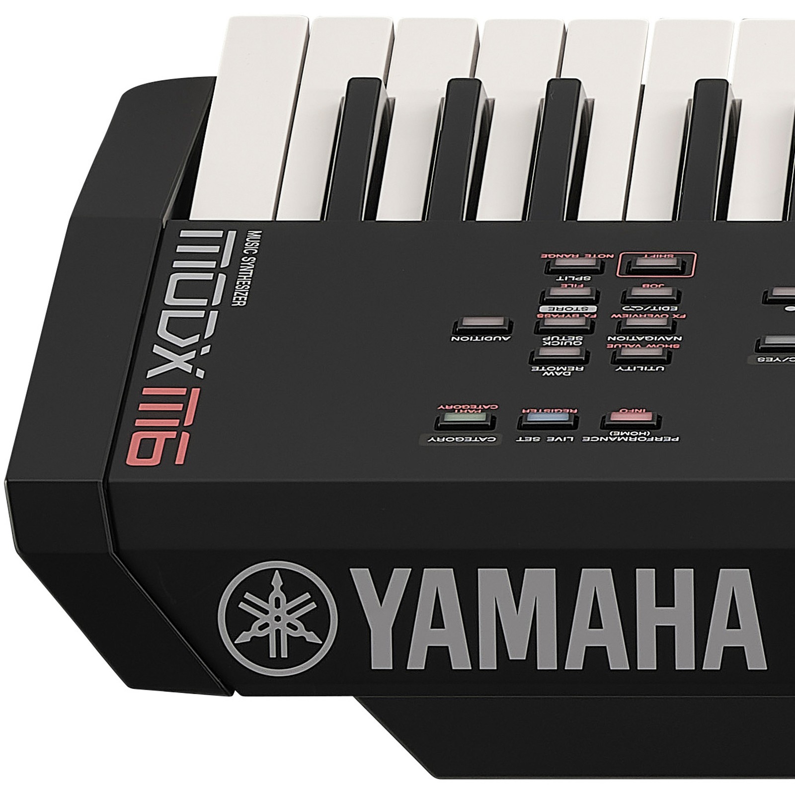 Logo auf dem Yamaha MODX M6, Synthesizer mit 61 Tasten