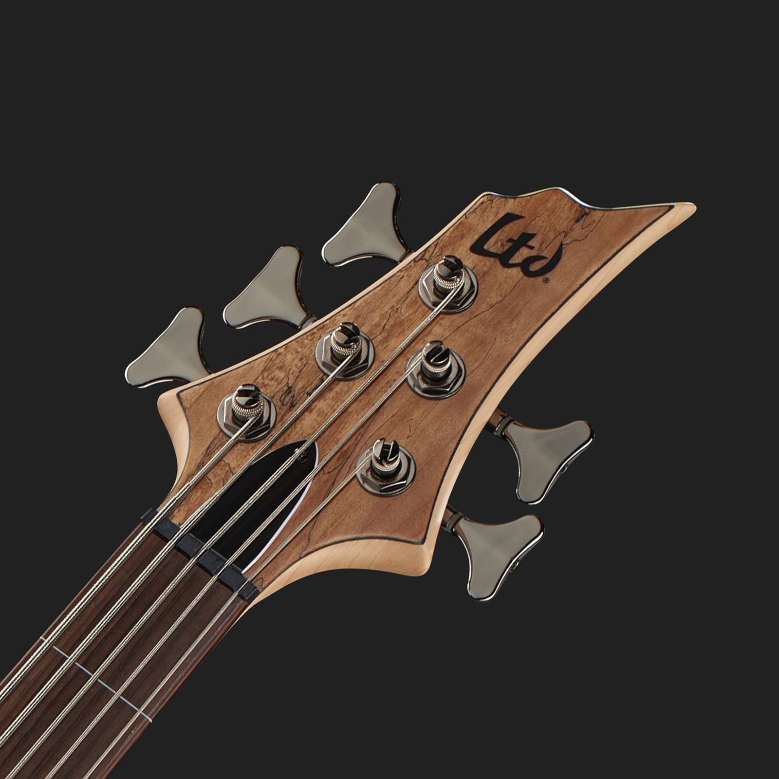 Kopfplatte des ESP LTD B205SM FL Natural Satin 5-Saiter E-Bass