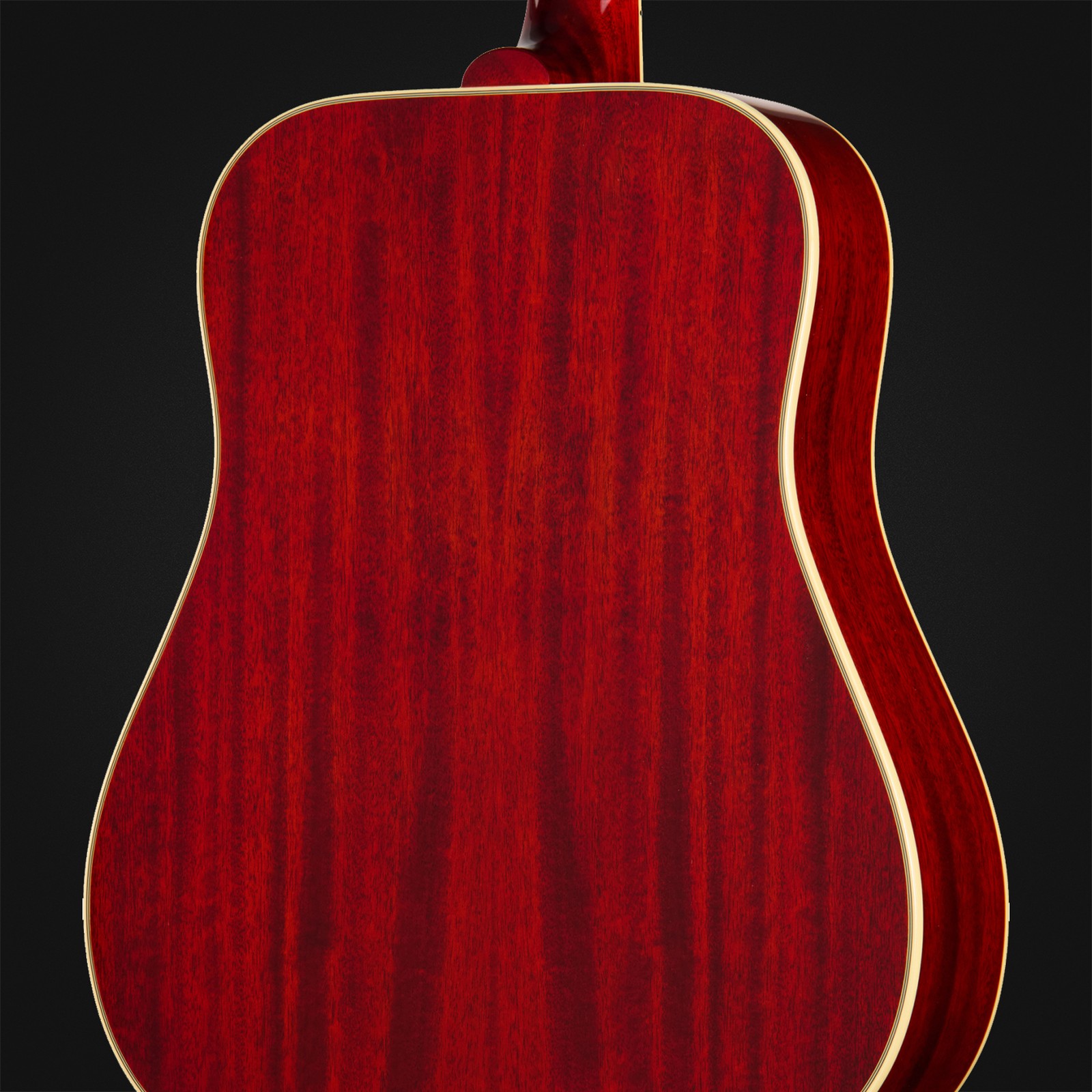 Epiphone 1960 Hummingbird Reissue HTS IBC, acoustic guitar, rear view