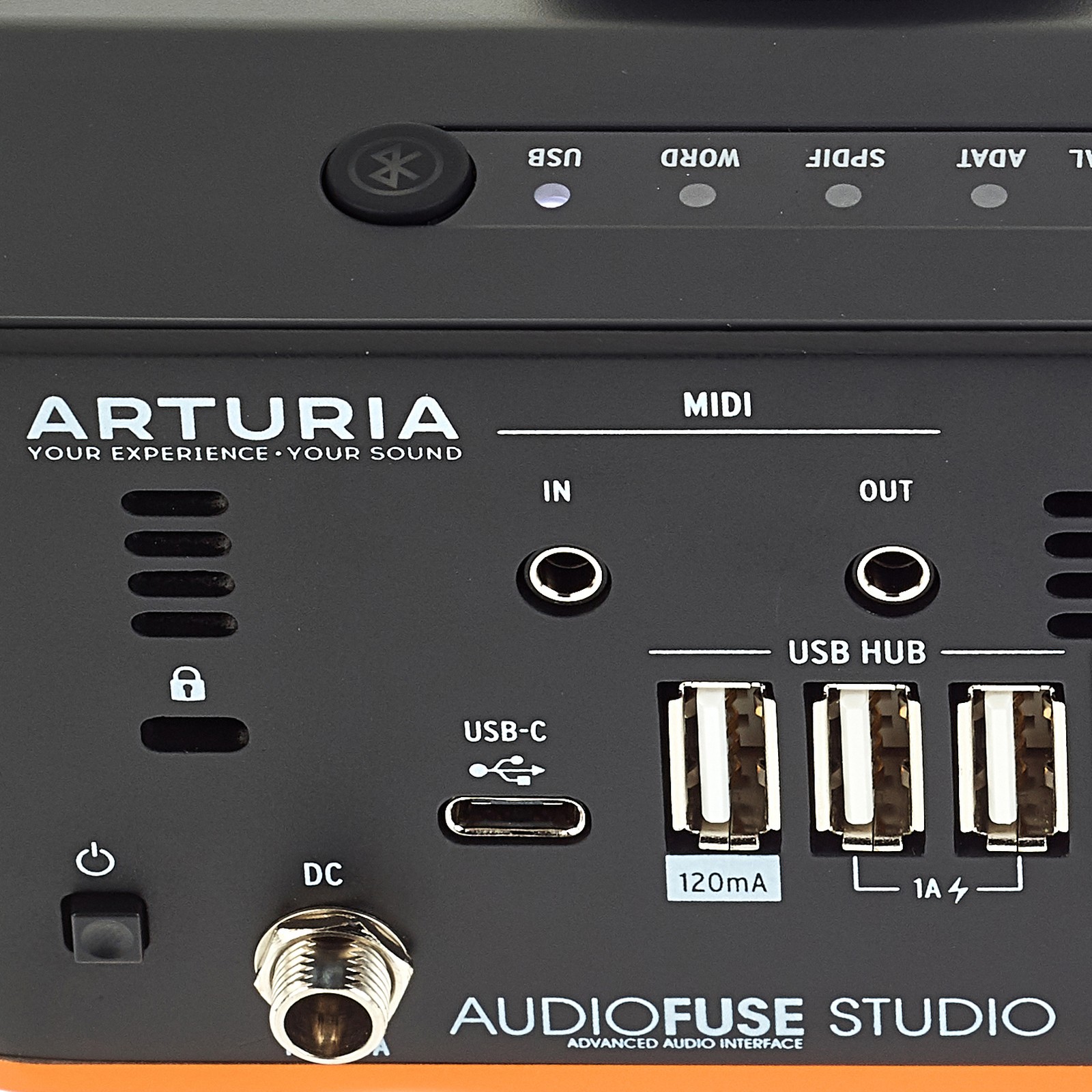 Arturia AudioFuse Studio audio interface, sockets
