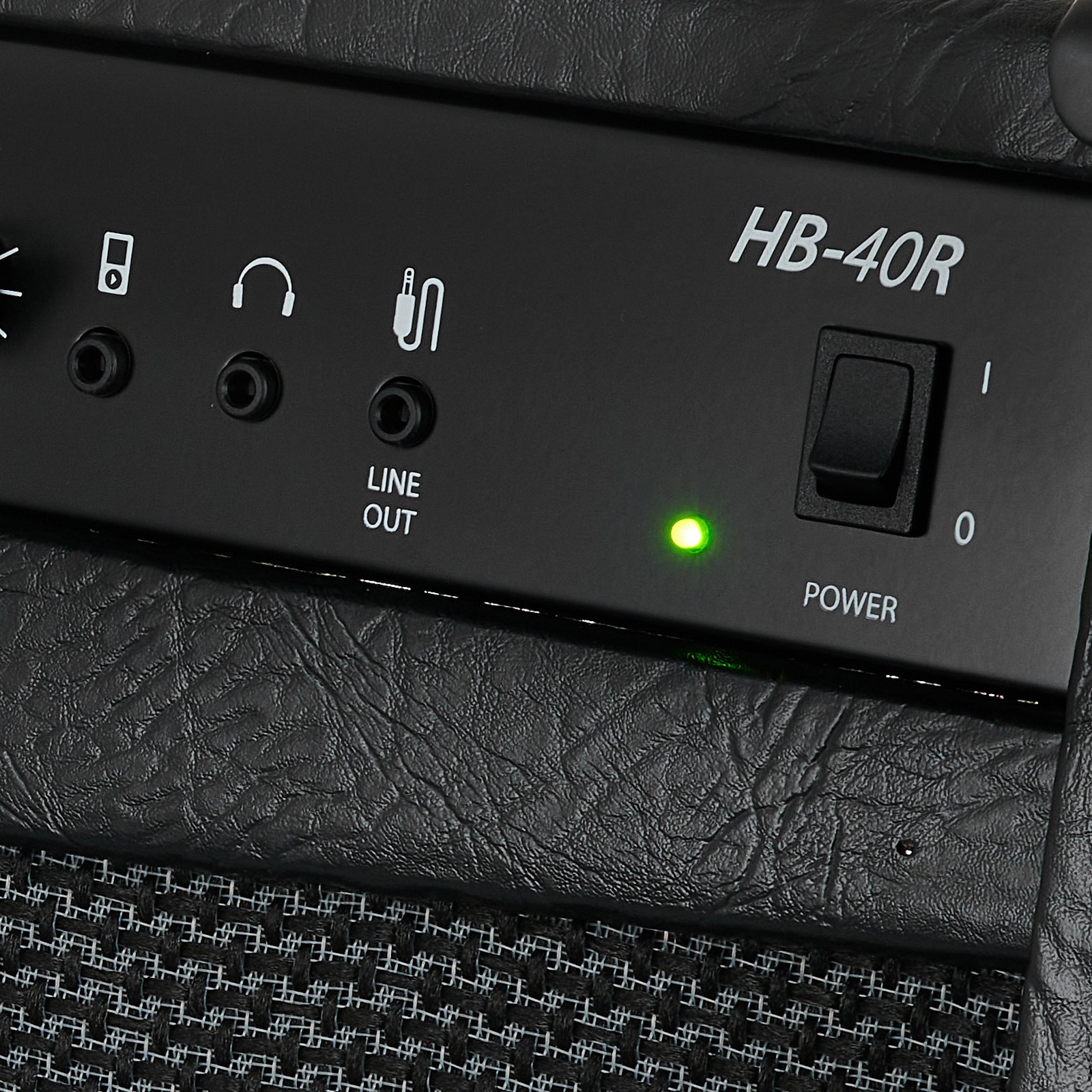 Schalter und Anschlüsse am Harley Benton HB-40R Gitarren Combo