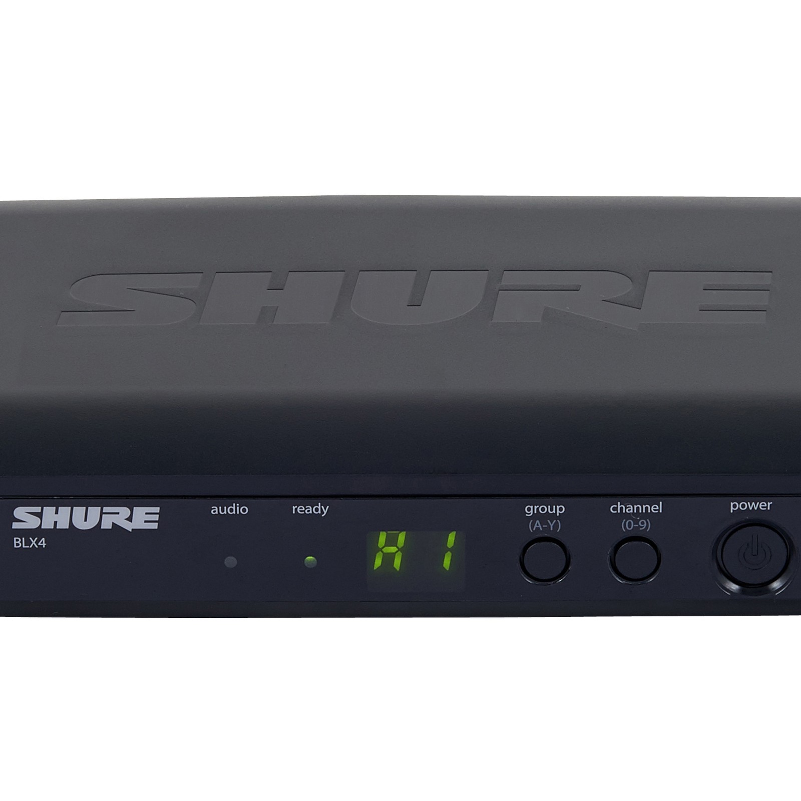 Display des Shure BLX14 S8 UHF Wireless-Empfängers